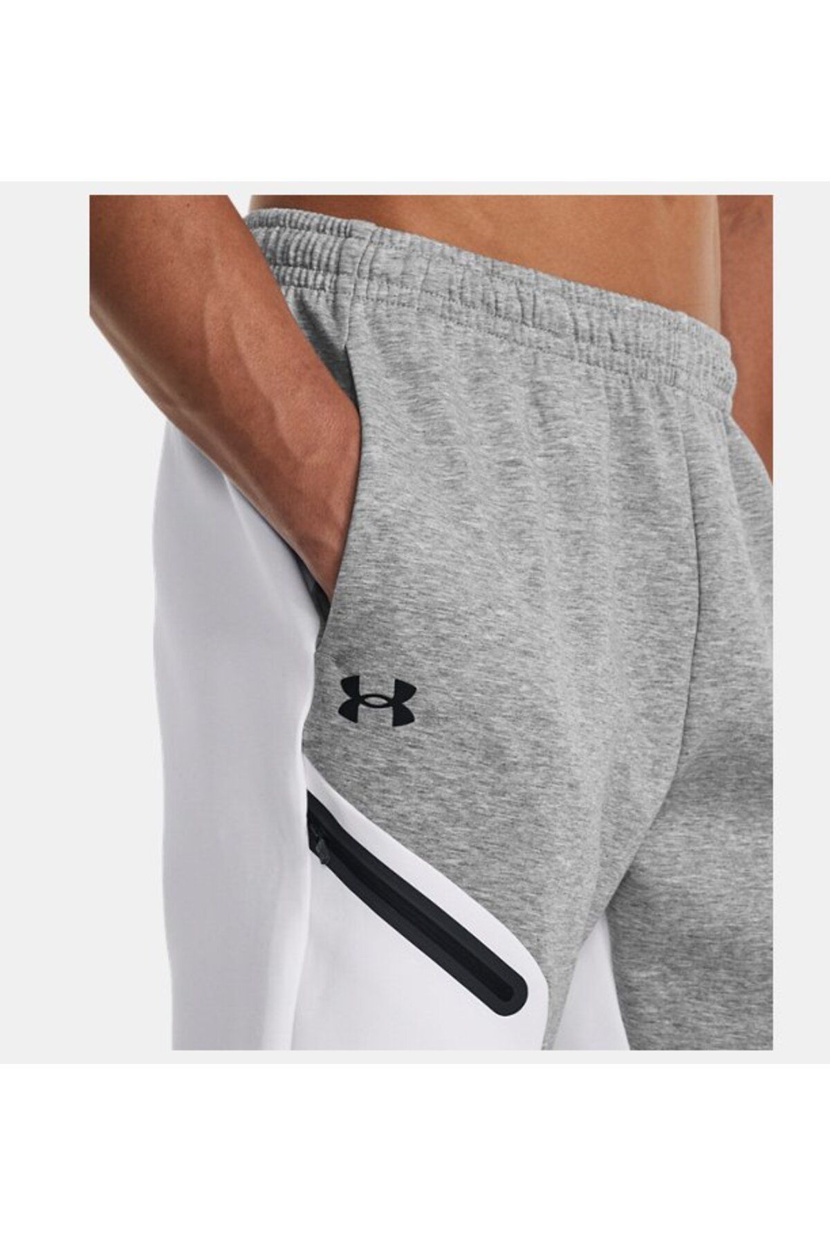 شلوار گرمکن ورزشی خاکستری مردانه خدمات پشم گوسفند غیرقابل توقف در UA شش 1379808 012 Under Armour