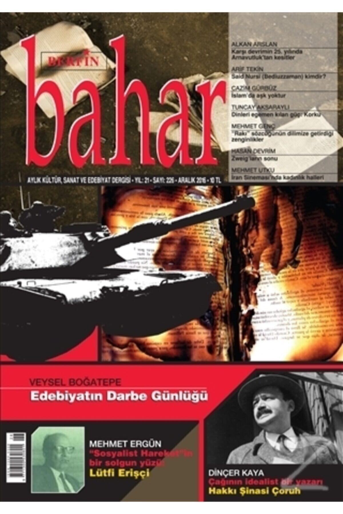Berfin Bahar Aylık Kültür Sanat Ve Edebiyat Dergisi 3