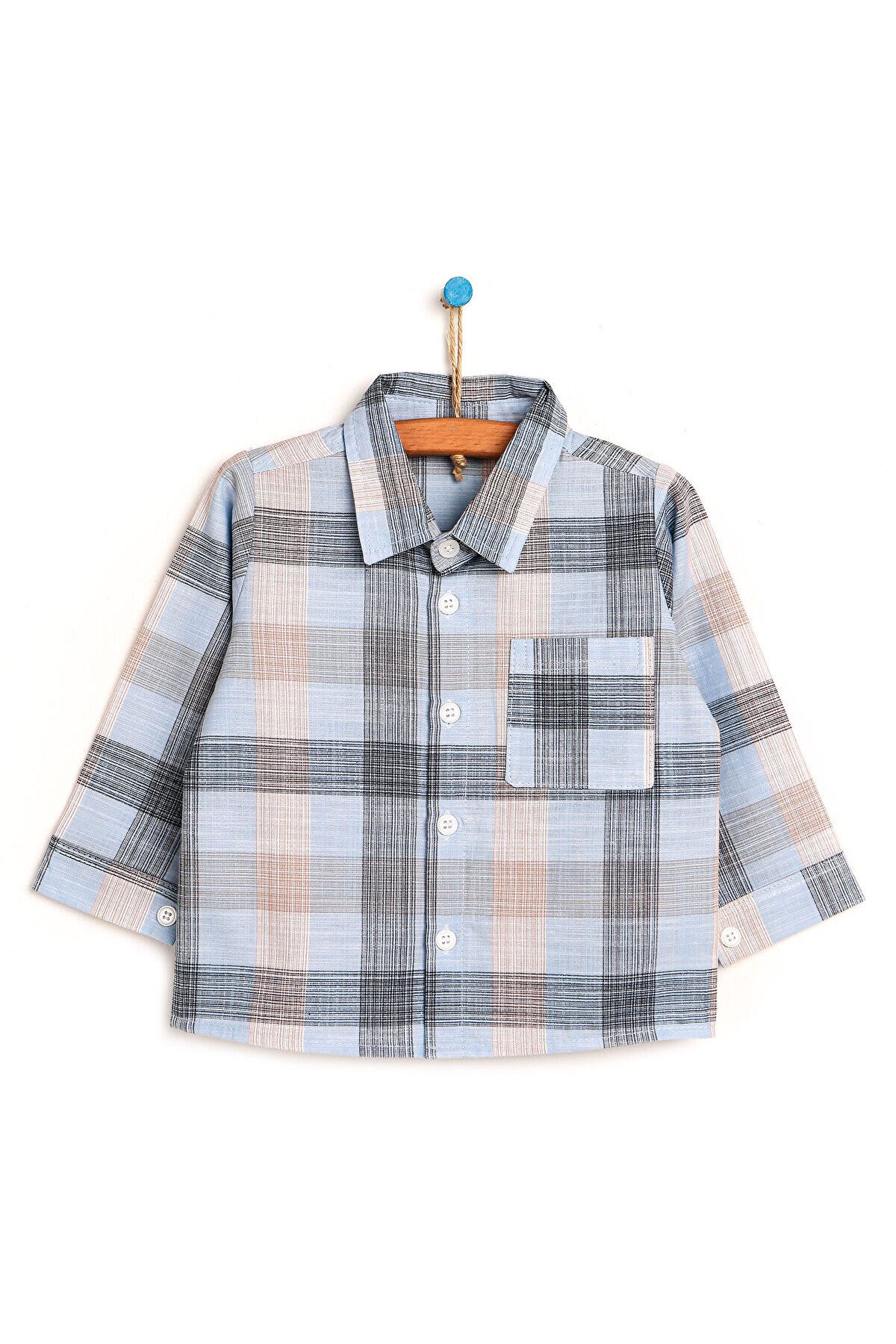پیراهن شطرنجی نوزاد پسر HelloBaby Basic Baby Boy ebebek Hello Baby