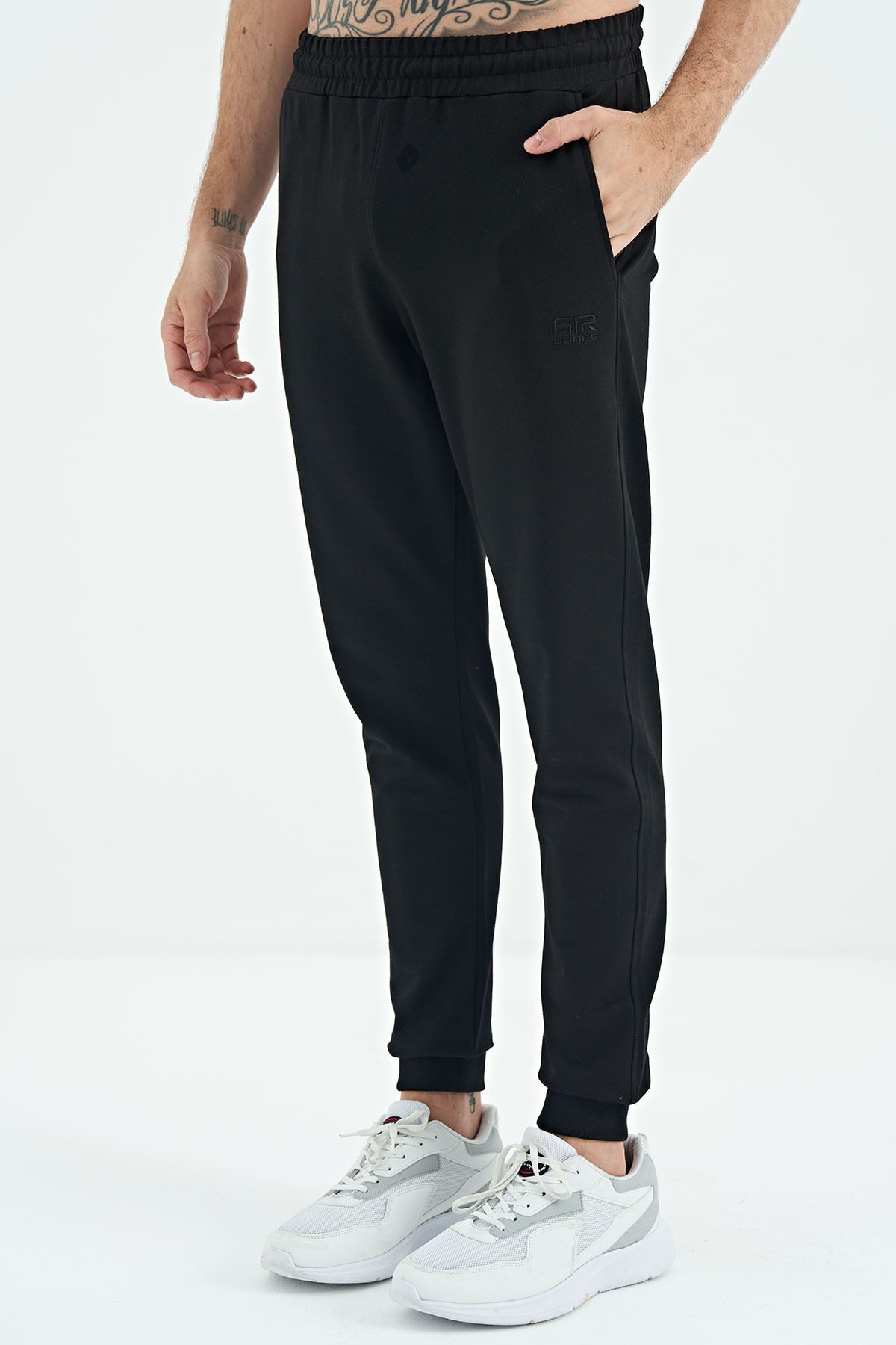 Air Jones Alvin Black Jogger Men s Tracksuit Bottom 84908 Trendyol