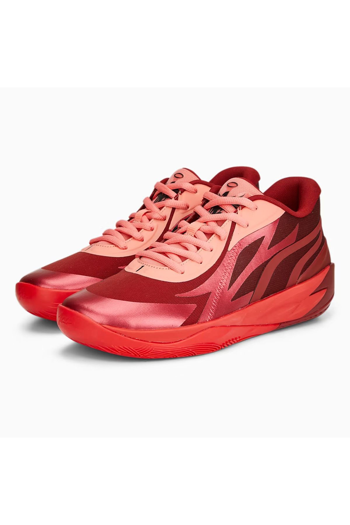 Puma Basketball Shoes Red Flat Trendyol