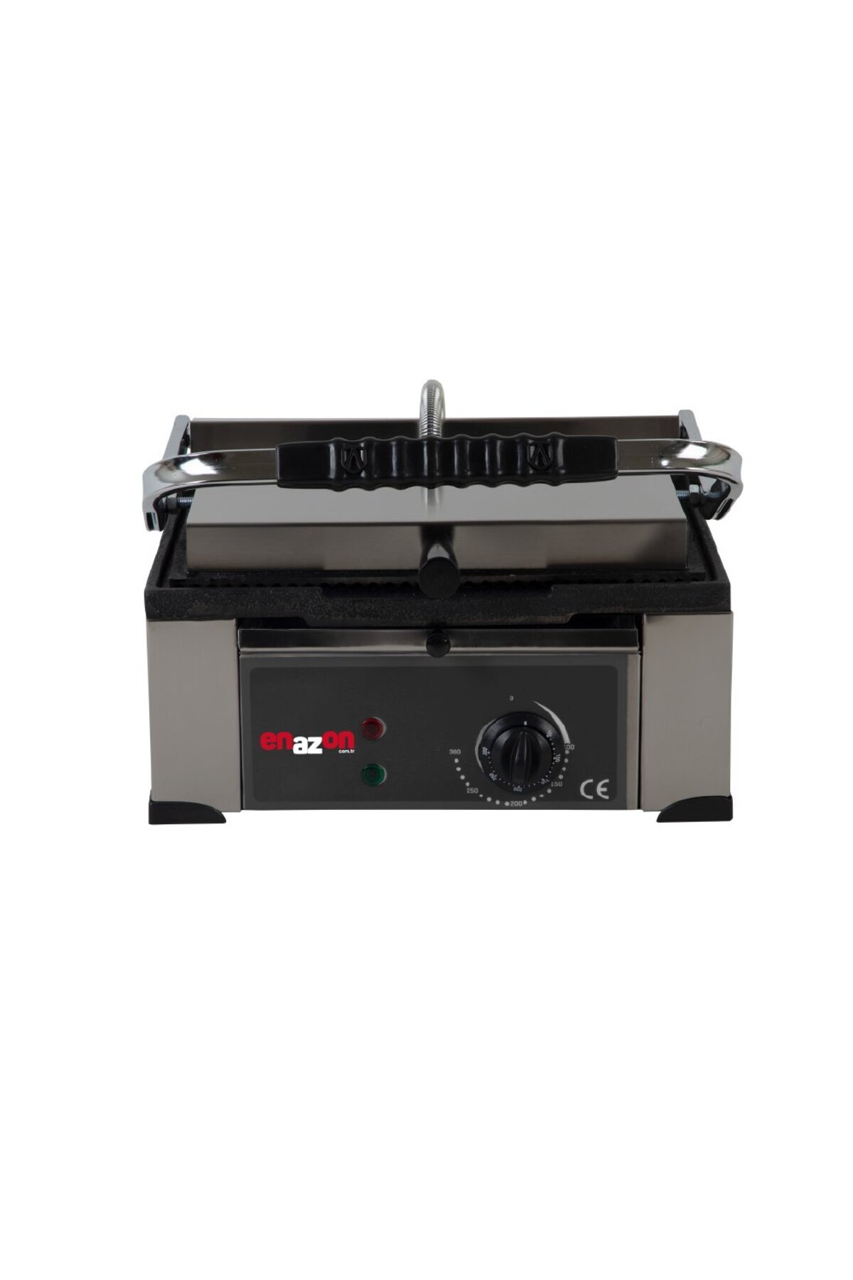 Enazon 12 Dilim Elektrikli Saf Demir Döküm Tost Makinesi 1550 W. - Döküm 35x24 - 11,75 Kg - Ebat 26x36x34