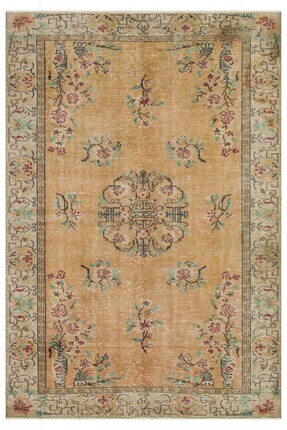 Sempati halı Klasik Modern Vintage El Dokuma Halı 187 x 271 cm 10134