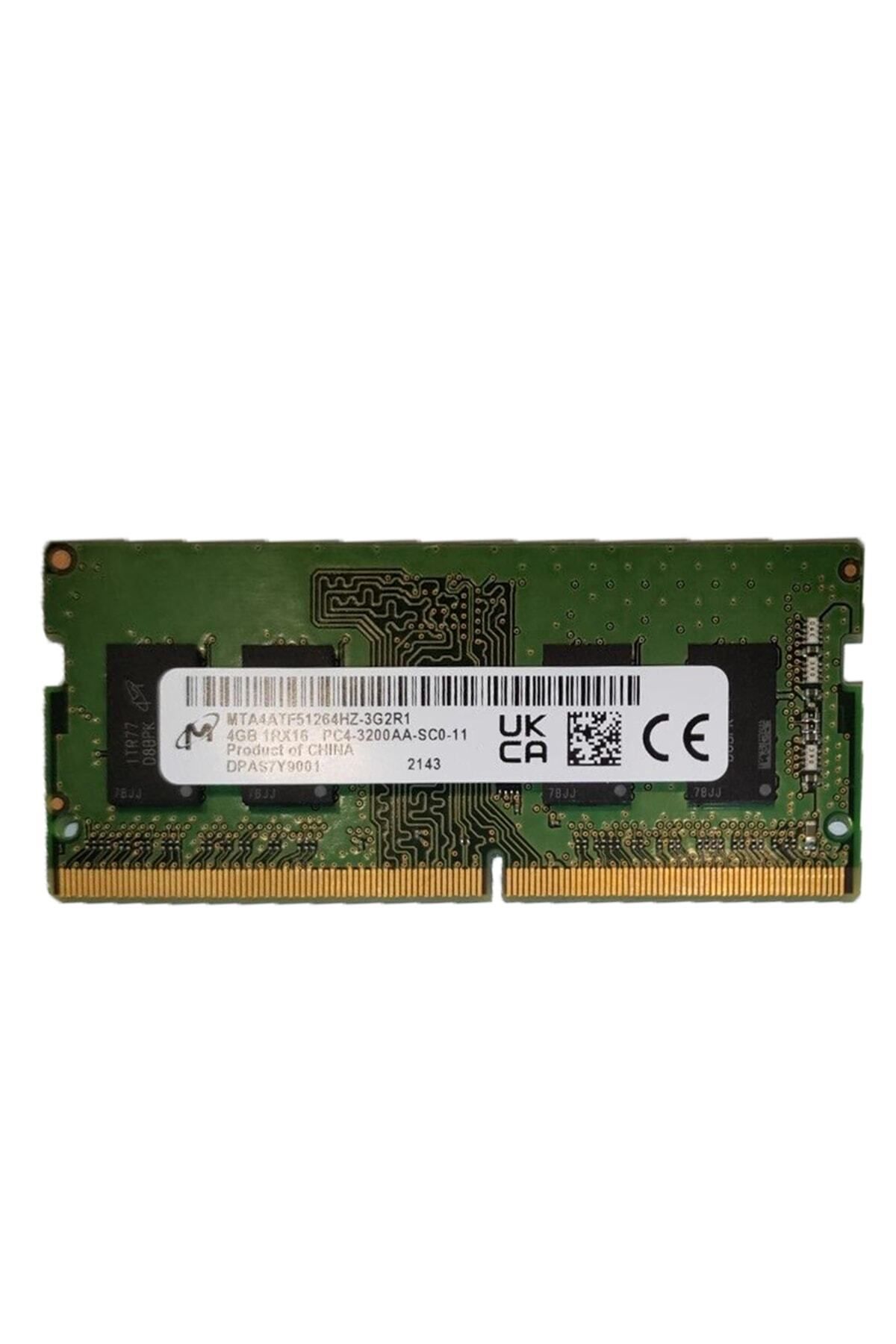 Micron Mikron Mta4atf51264hz-3g2r1 4gb 3200mhz Ddr4 Notebook Bellek
