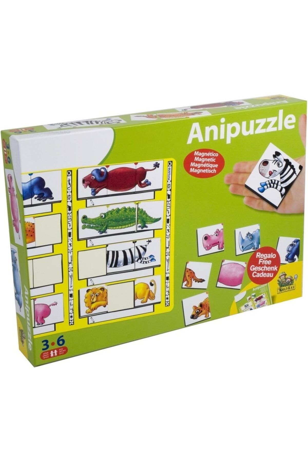 Miniland Manyetik Anipuzzle Hayvanlar yapboz