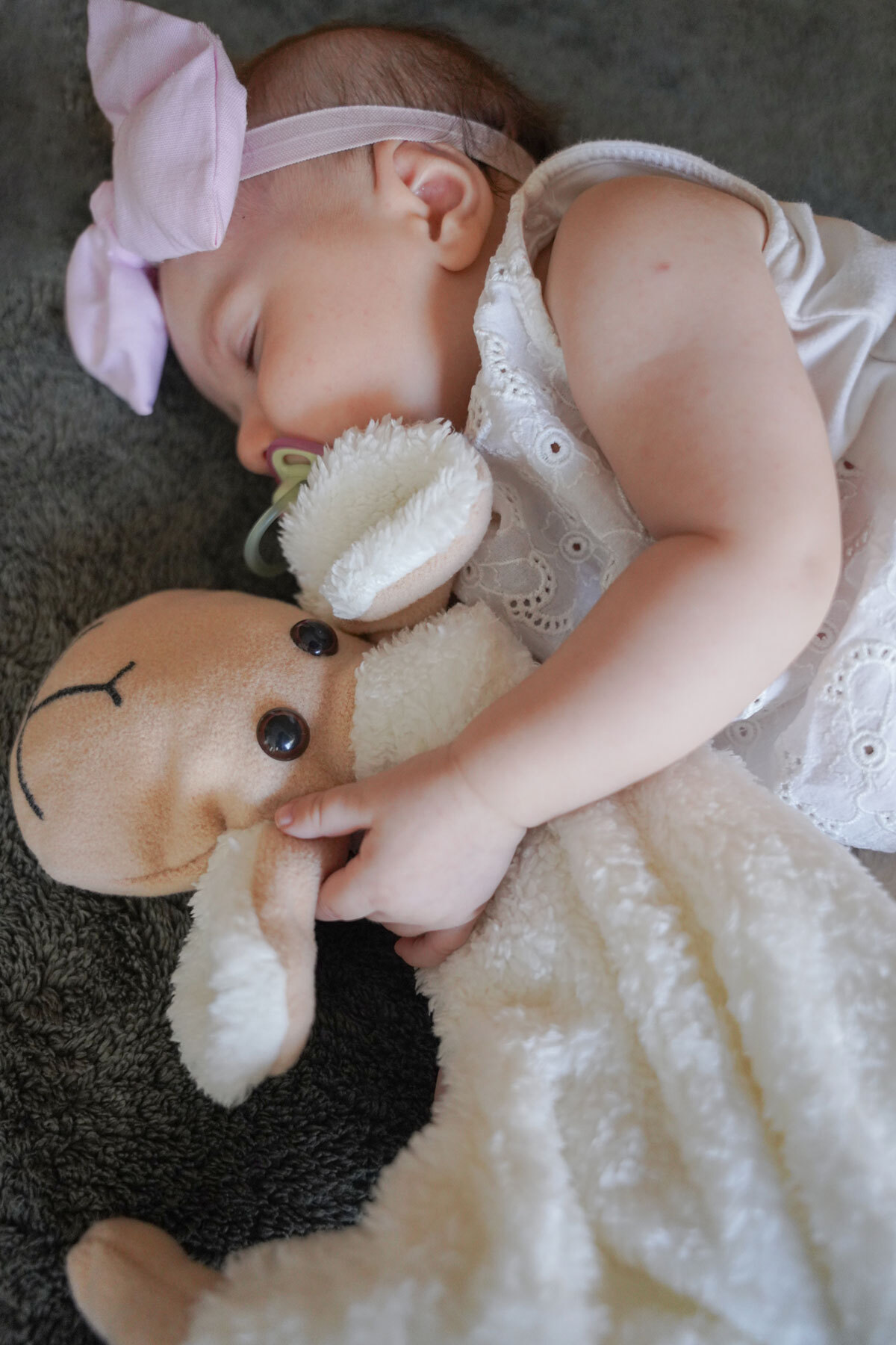 Modakids Krem Sevimli Kuzucuk Bebek Çocuk Battaniyesi Kışlık Peluş Welsoft Koyun Kuzu Battaniye fotoğrafı 4 (önizleme)