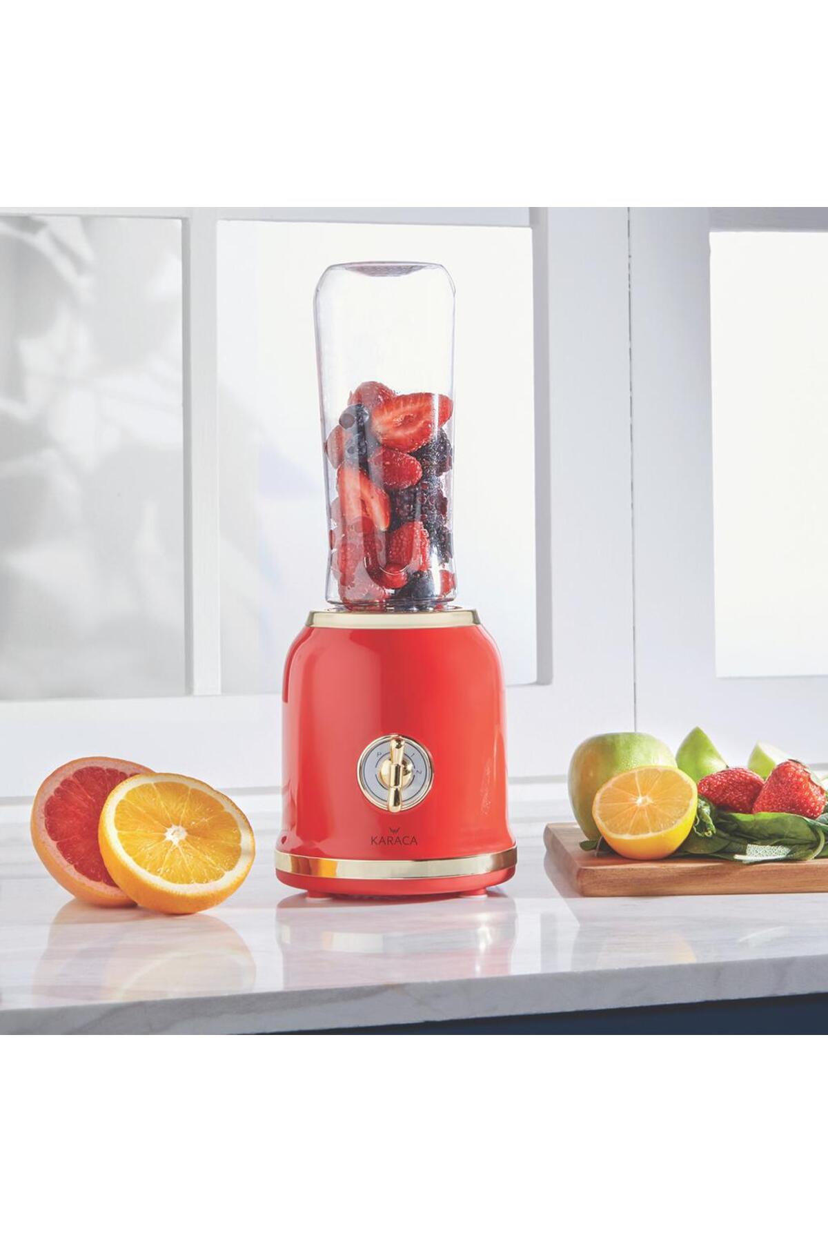 Karaca Retro Personal Kişisel Smoothie Blender Red Fiyatı, Yorumları