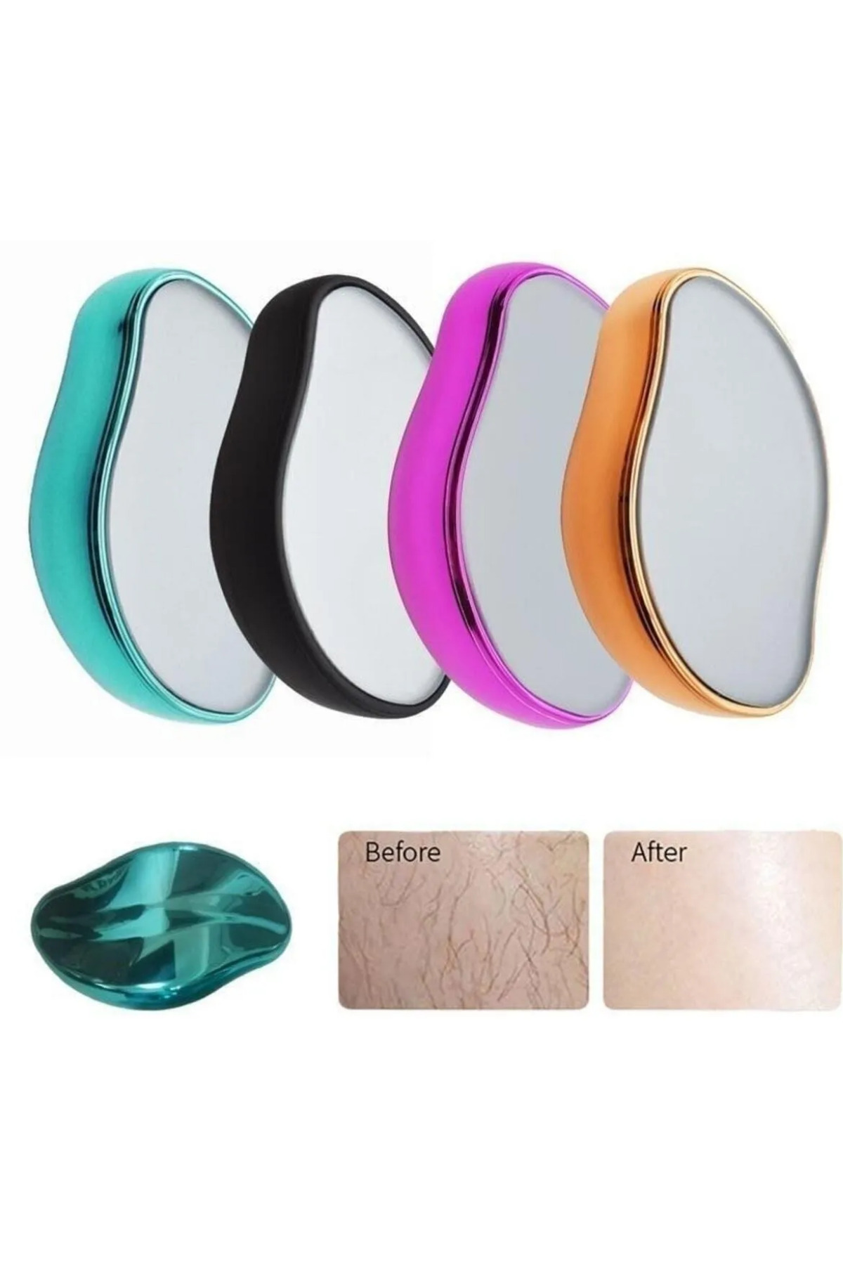 Crystal Eraser Epilasyon Aleti Tüy Silgisi Tüy Alıcı Nano Kristal Epilatör Vücut Tüy Kıl Silici — Qniay-Kozmetix-95755 — تصویر 5 از 9