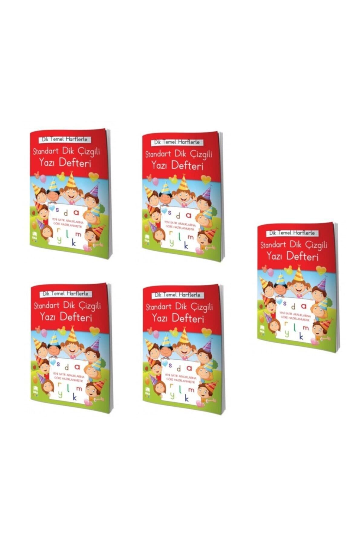 Ema Çocuk-24 Sheets A5 Medium Size Standard Vertical Lined Beautiful Writing Notebook 5 Pieces 1