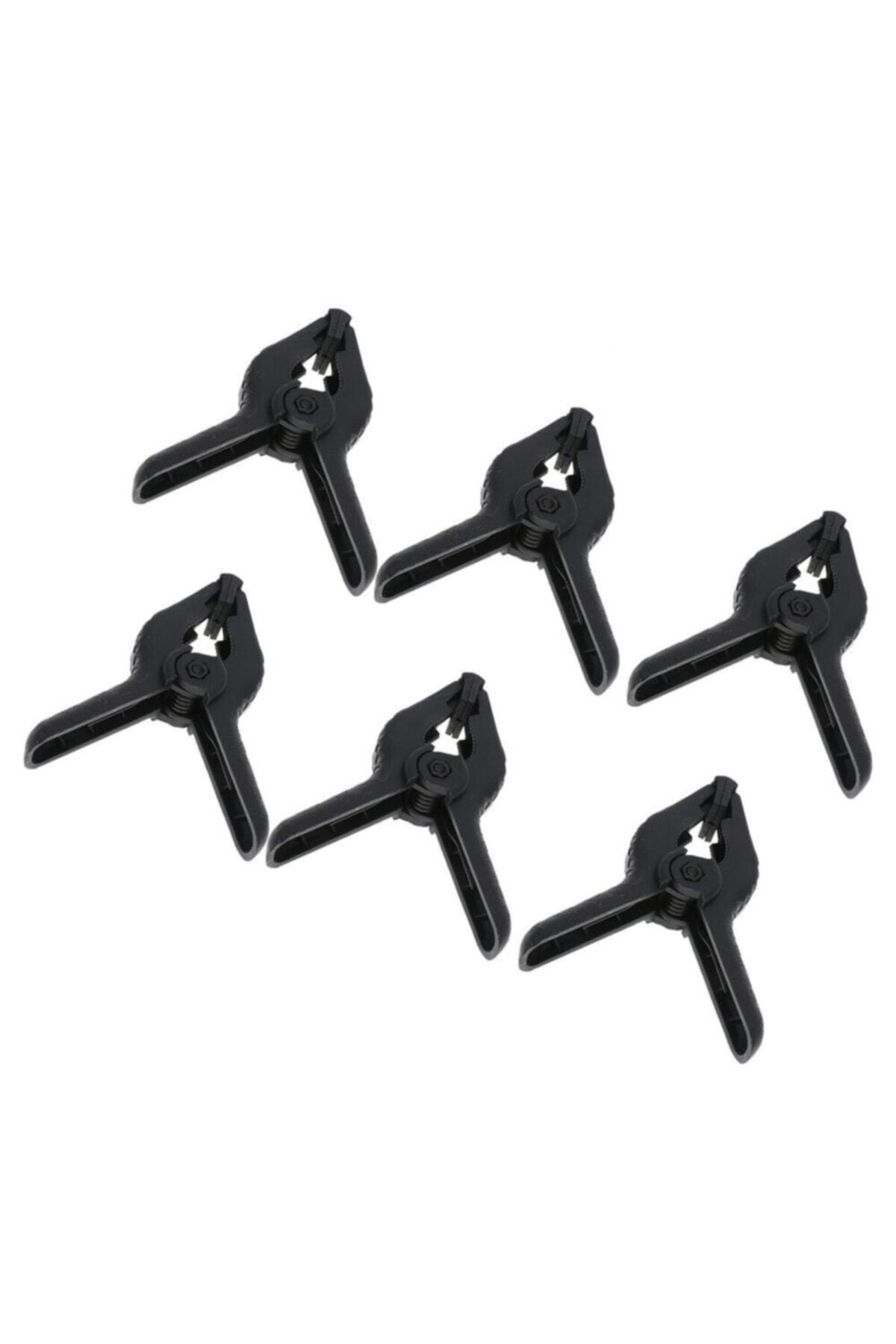 6 LI SET Fon Mandalı Clamp Mengene Kıskaç (4.5 Inç-11.5 Cm)