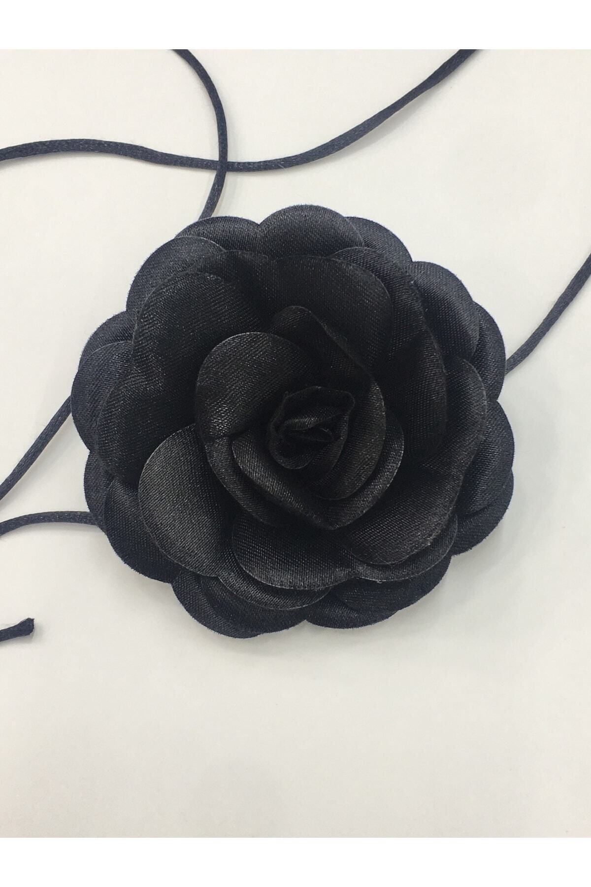 Rose flower necklace hotsell