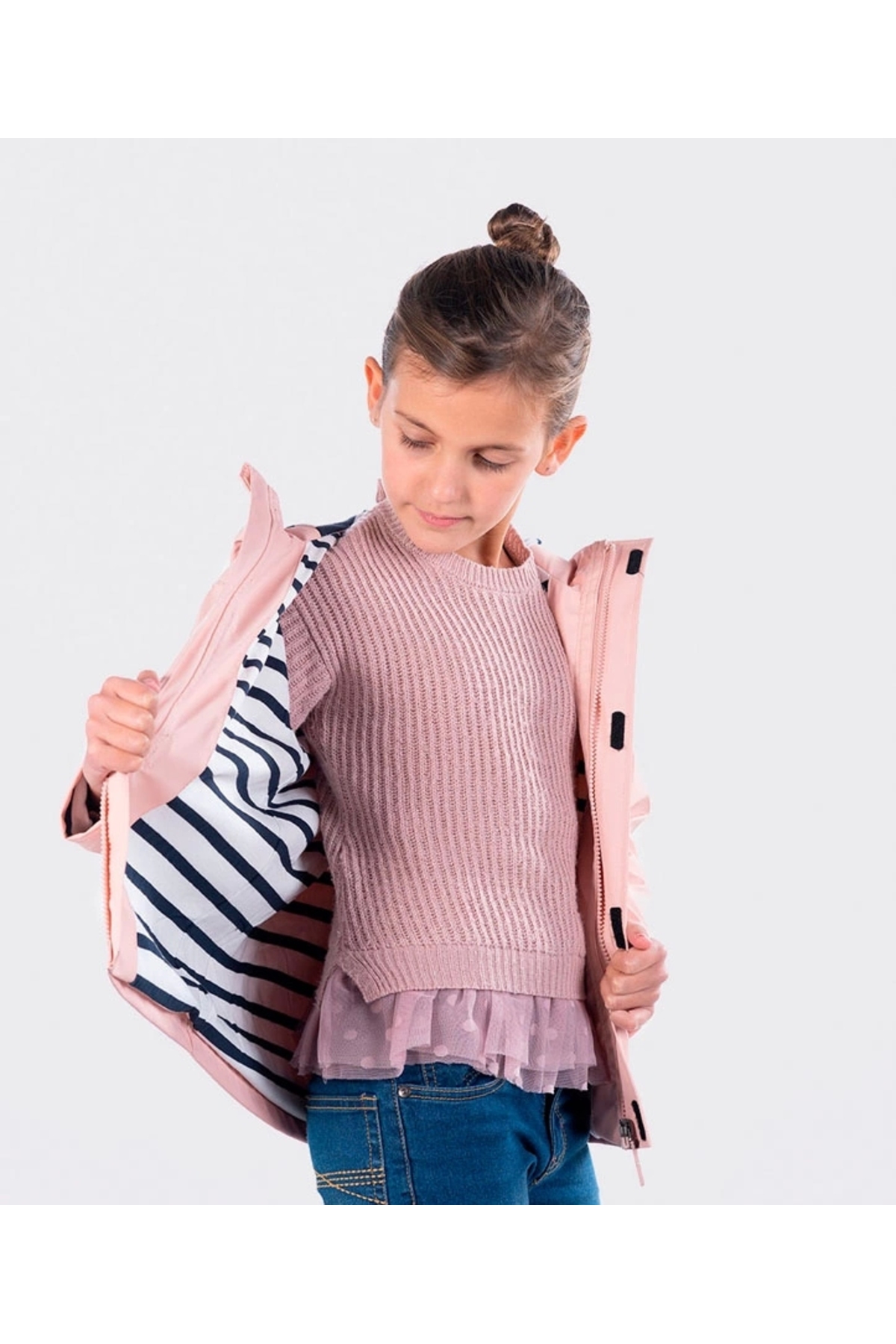 بارانی و بادگیر دخترانه برند ایگور اصل P10449S6275 - تصویر 5