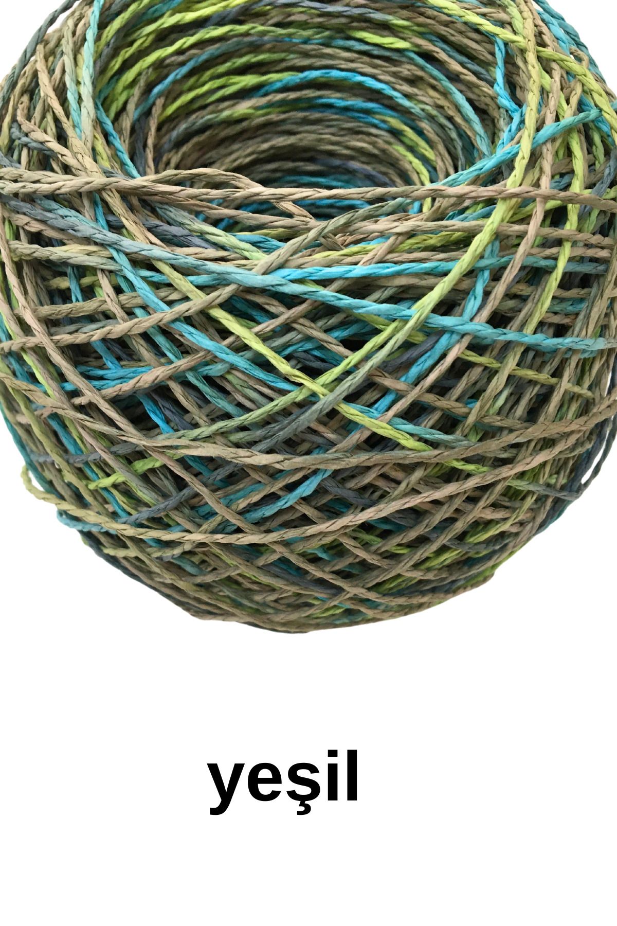 Işin Tasarım-HAND PAINTED SOFT COLORED PAPER STRING 2