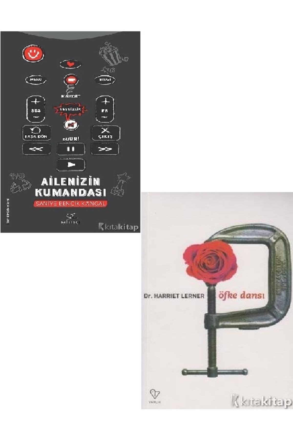 Kronik Kitap Ailenizin Kumandası - Öfke Dansı - Saniye Bencik Kangal - Harriet G. Lerner 2 KİTAP SET