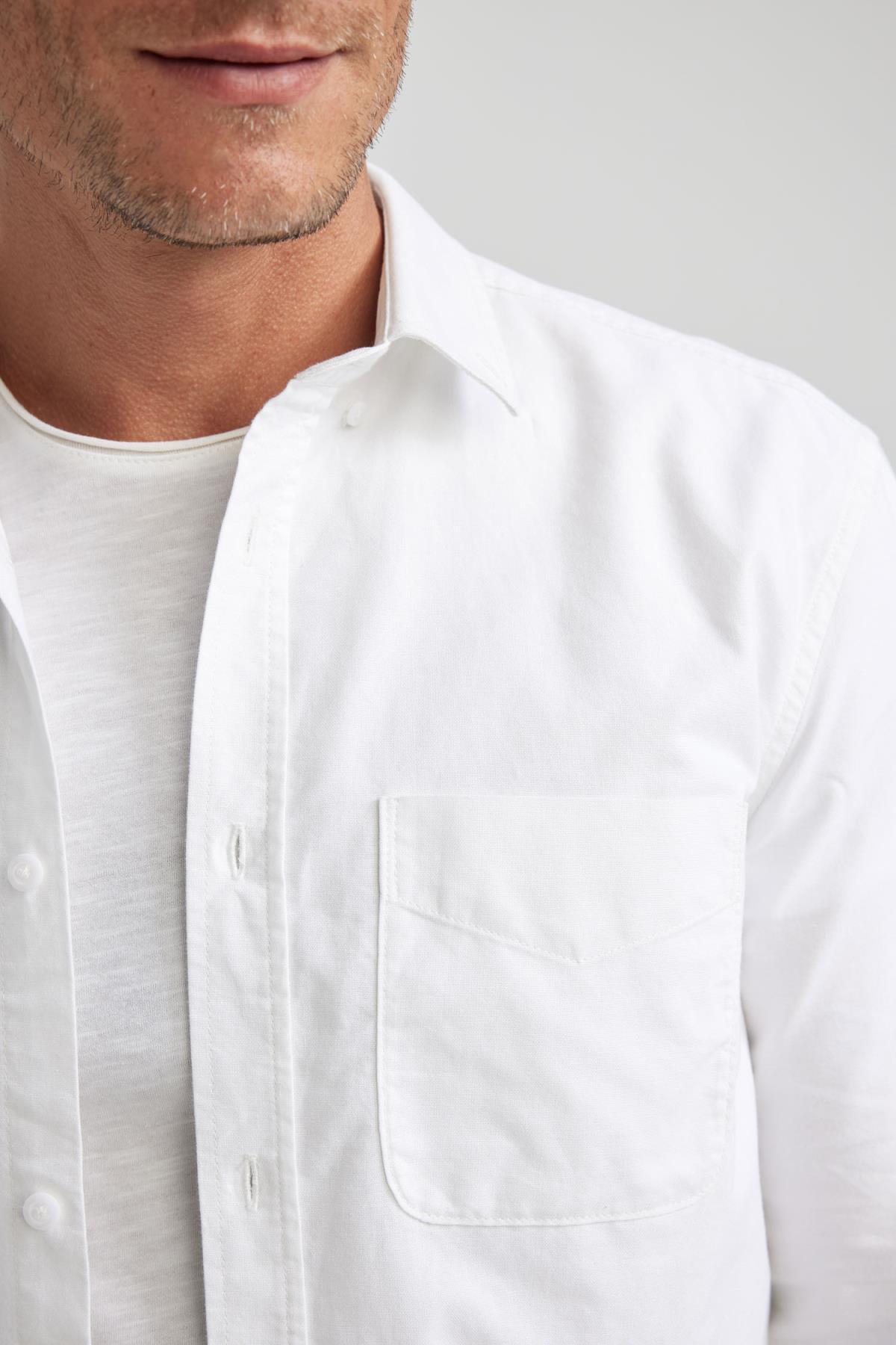 پیراهن مردانه دفاکتو | A8028AX23AU Defacto - Image 5