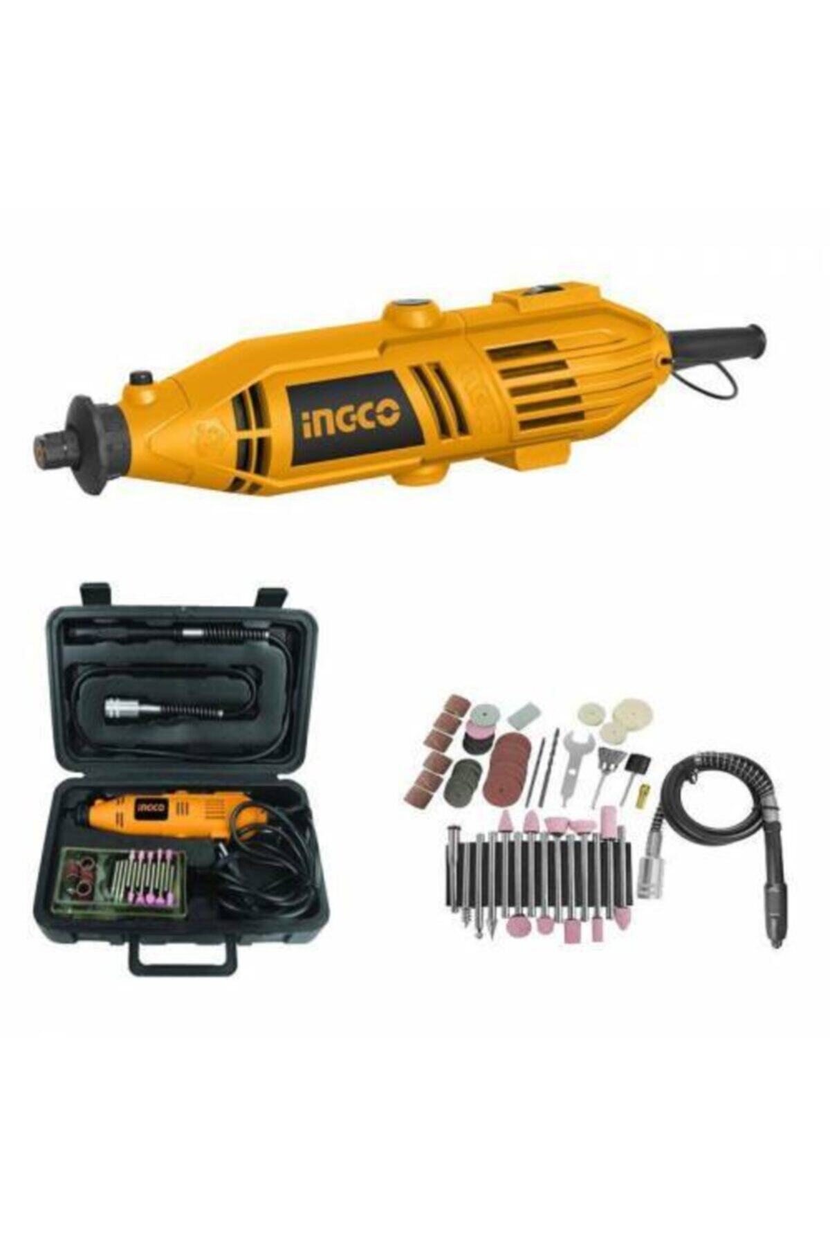 Ingco 52 Parça Gravür Oyma Makinesi Dremel Taşlama Zımpara Kesme Seti Mg1309 Mg1309