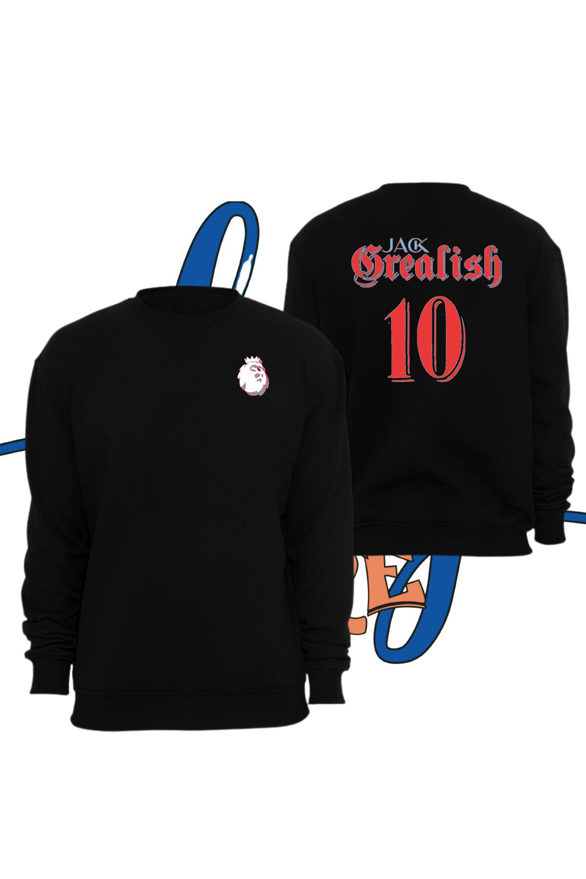Biy Store Jack Grealish number 10 jersey premier league Printed