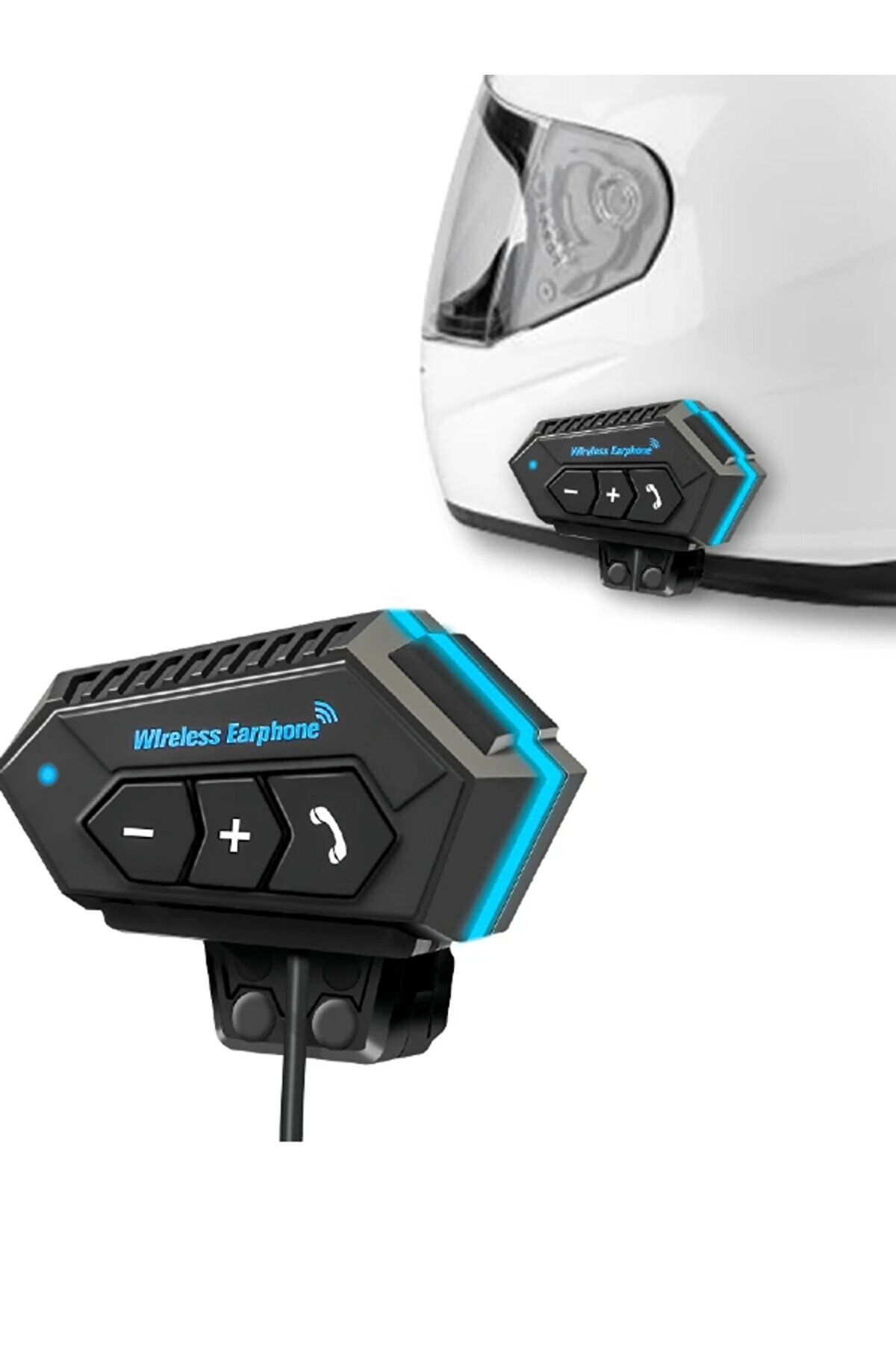 PİNK İTHALAT Kask Kulaklık Bluetooth Motosiklet Kulaklık Intercom Motorsiklet Kulaklık