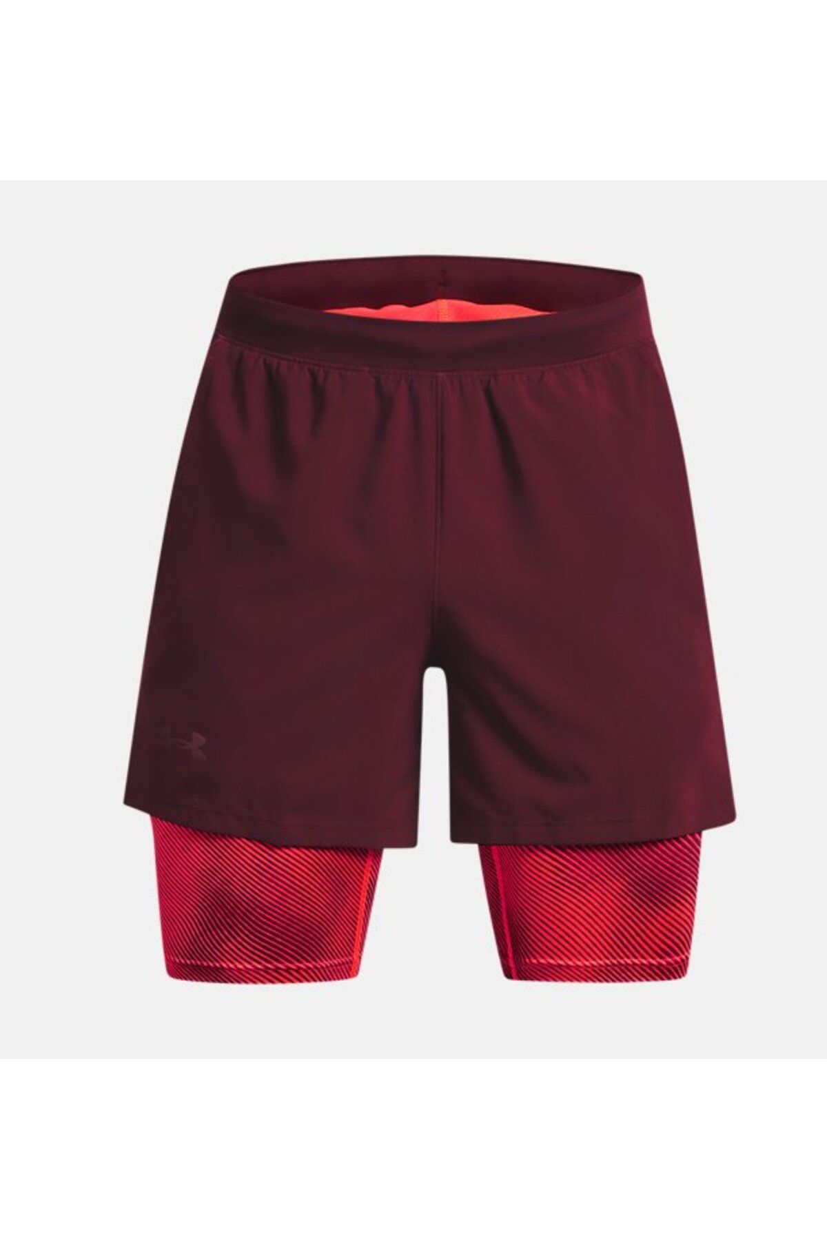 شورت ورزشی قرمز مردانه UA 5 '' 2 'را در 1 1380886 600 راه اندازی کنید Under Armour