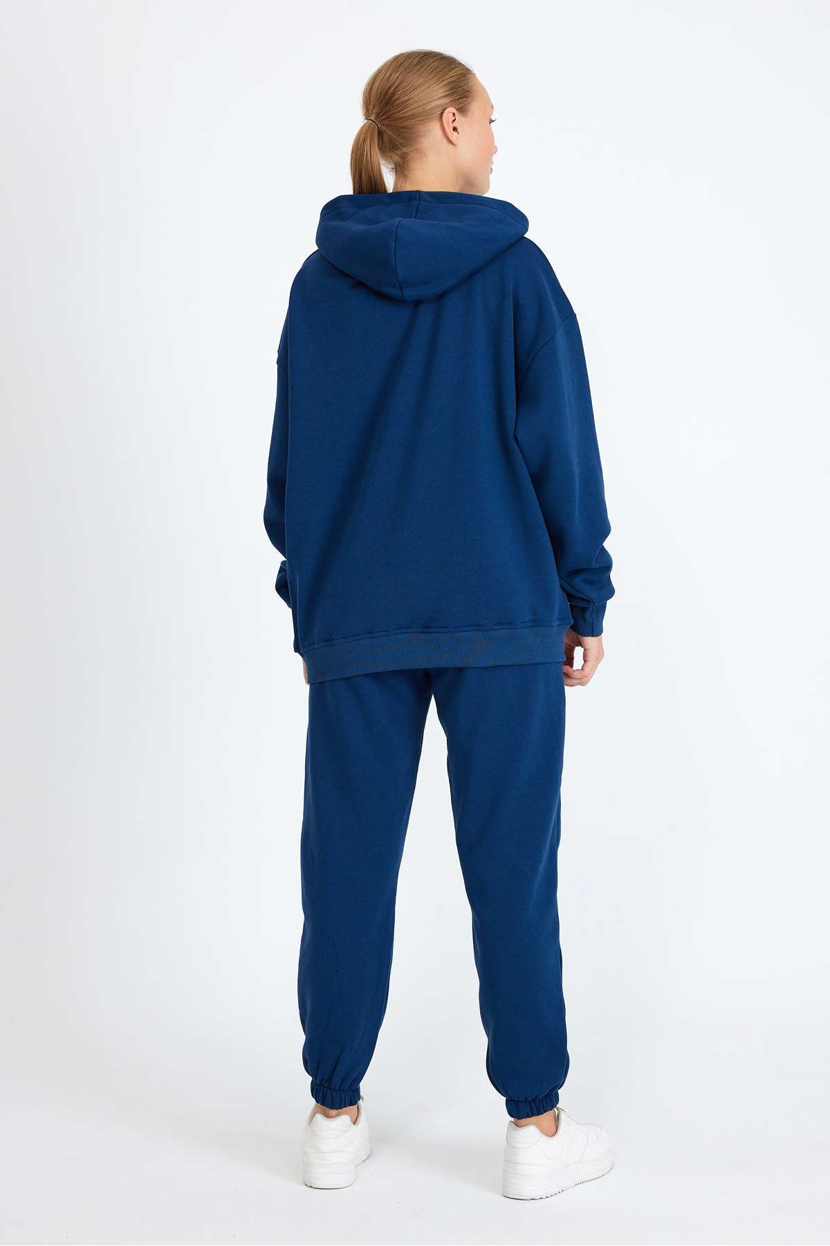 Yeni Sezon 2024 Ekstra Yumuşak Oversize Sweatshirt - İndigo