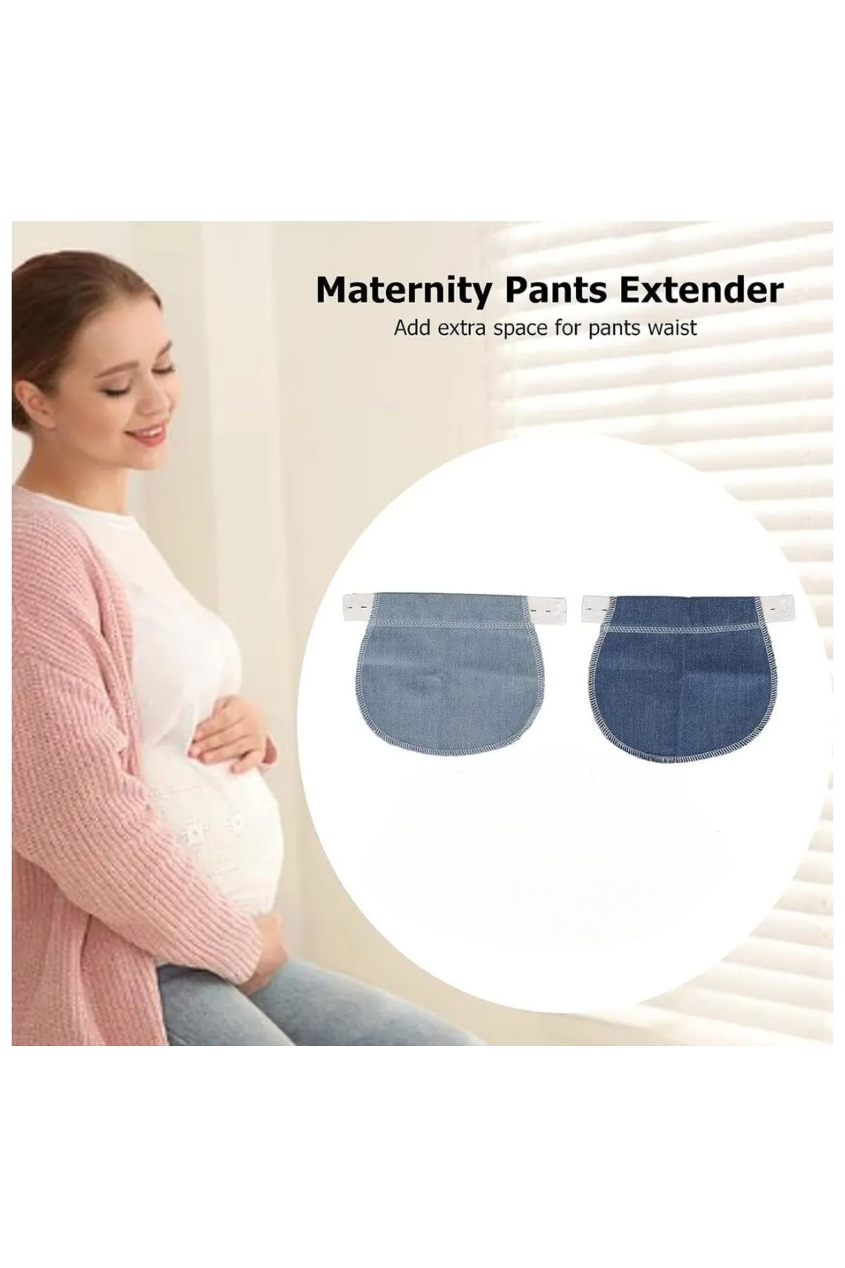 a02teks Maternity Pants Waist Extender - Trousers Extender for women 2pcs