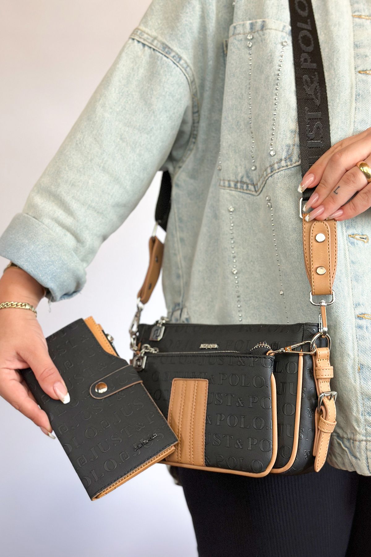 River island tan 2024 cross body bag