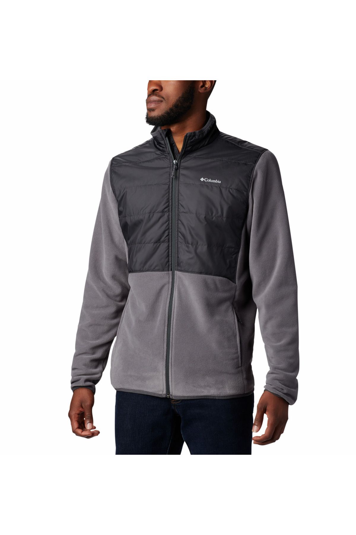 سویشرت مردانه پشمی با زیپ کامل زیپ Basin Butte Fleece Columbia