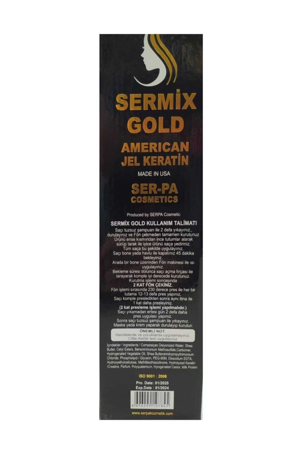Sermıx Gold Amerıcan Jel Keratin 1000ml — SERMIXGOLDKERATIN — تصویر 2 از 2