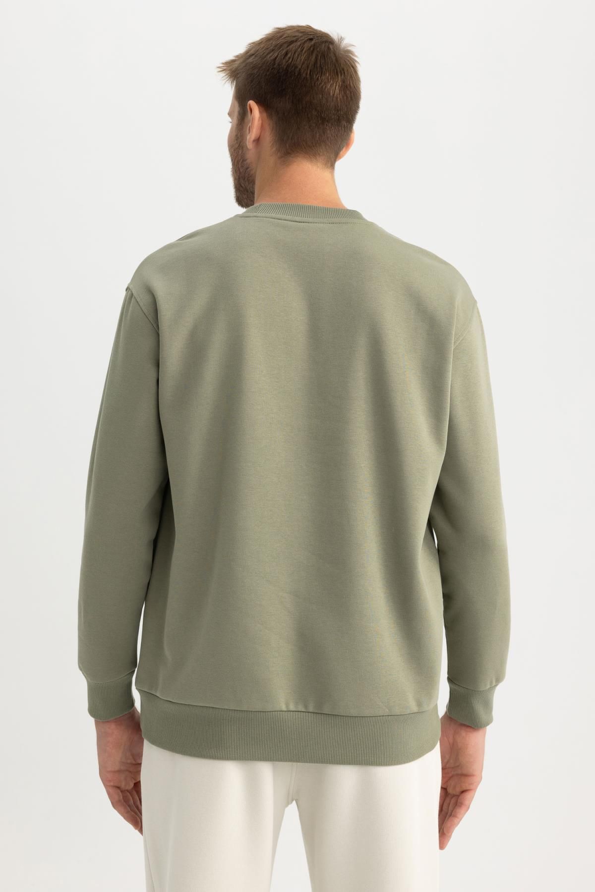 DeFacto-Φούτερ Crew Neck Oversize - T5139az23au 5