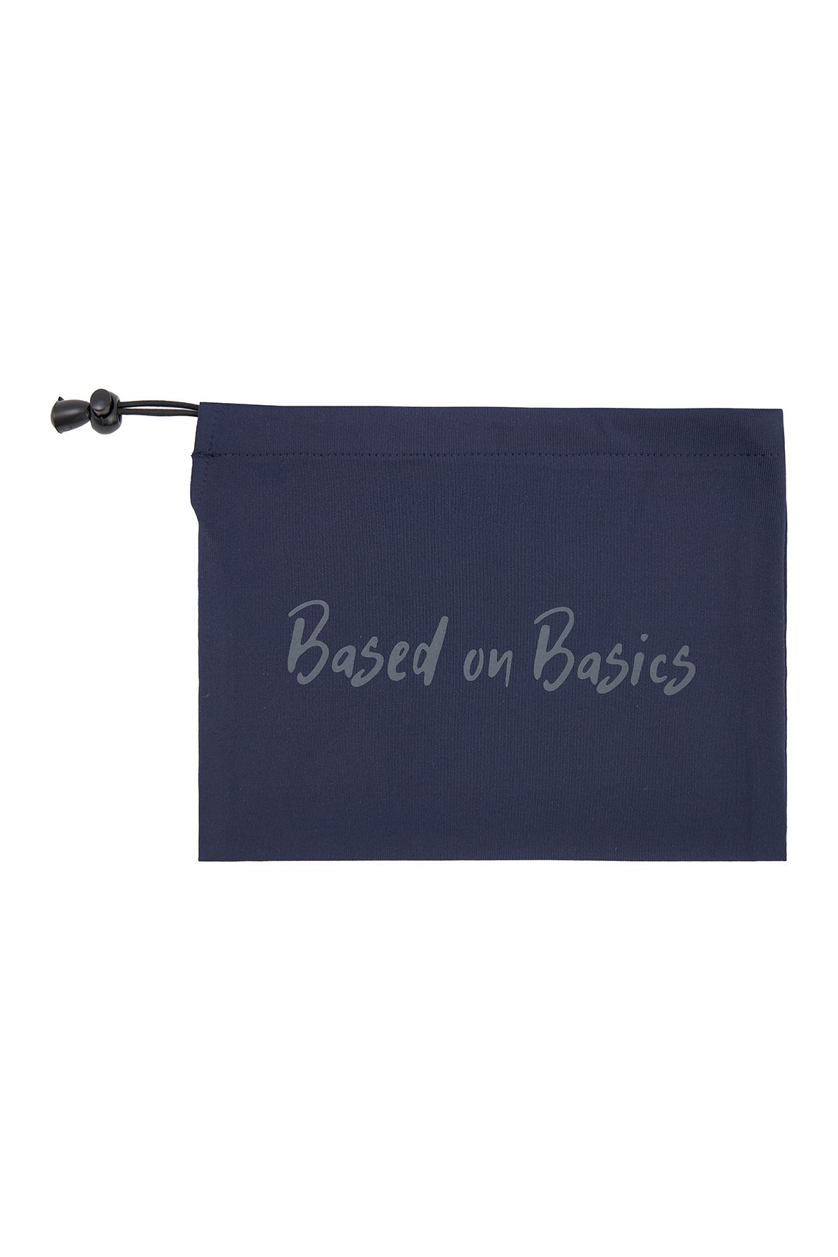based on basics-شورت ضغط مقاس واحد باللون الأزرق الداكن 7
