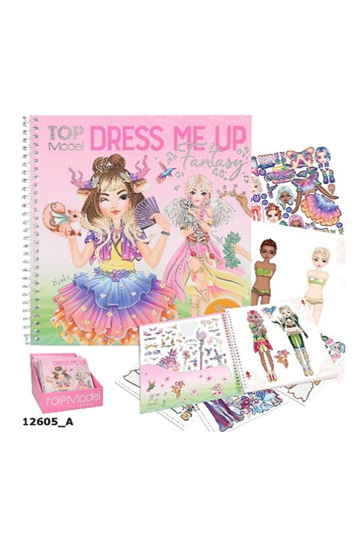 TOP MODEL Libro para Vestir - Top Model Dress me uP Fantasy