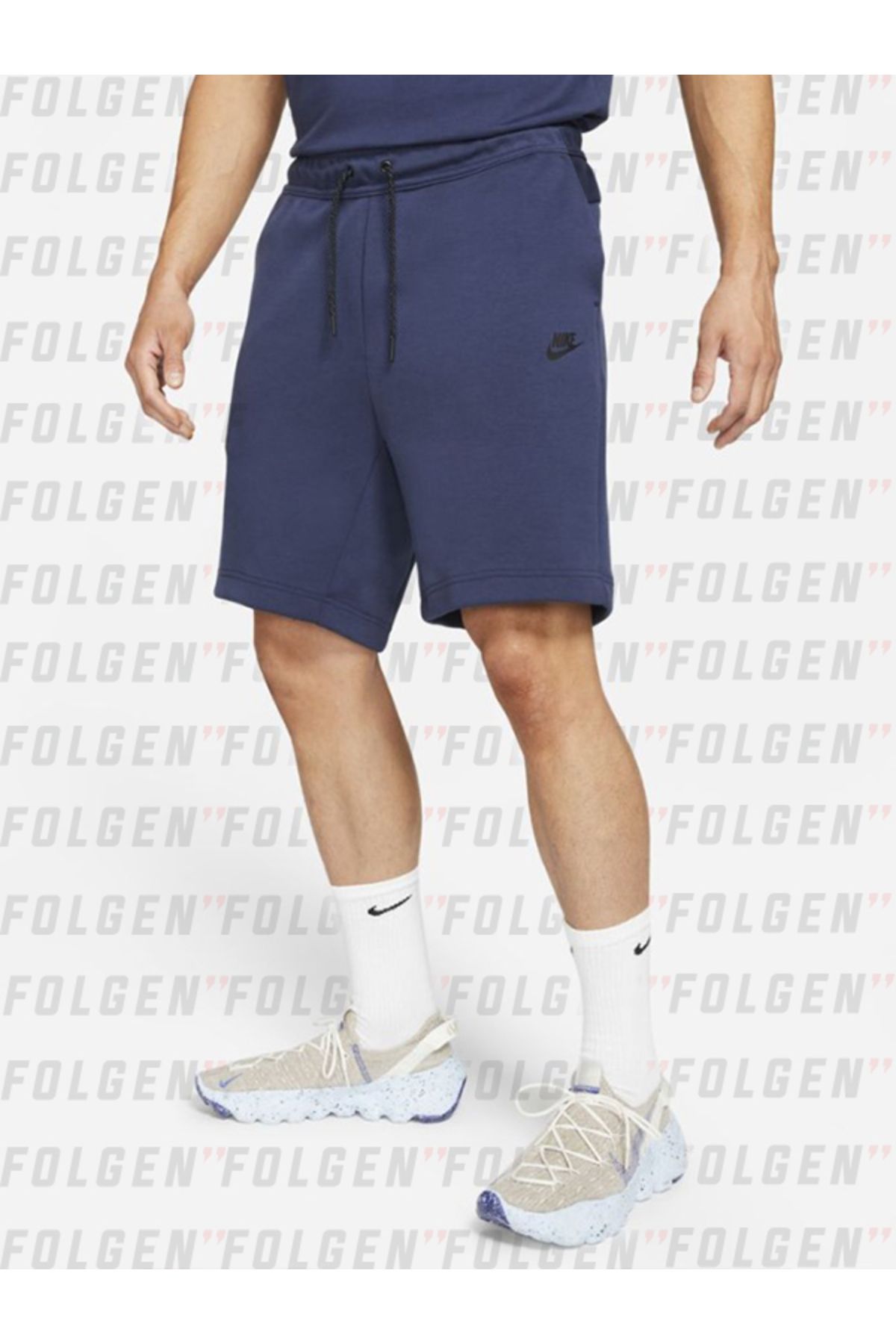Nike Men s Sportswear Tech Fleece Shorts In Midnight Erkek Lacivert ort Fiyat Yorumlar Trendyol