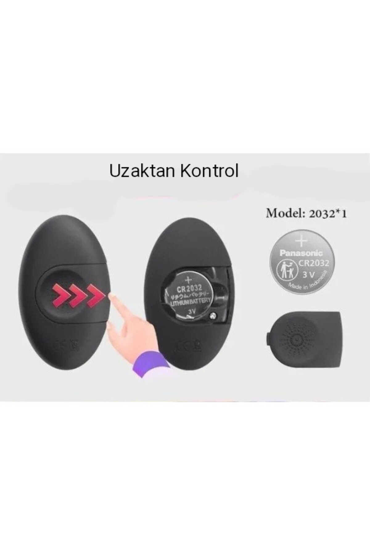 10 Farklı Titreşimli Çift Motor Uzaktan Kumandalı Usb Şarjlı Giyilebilir Vibratör 4