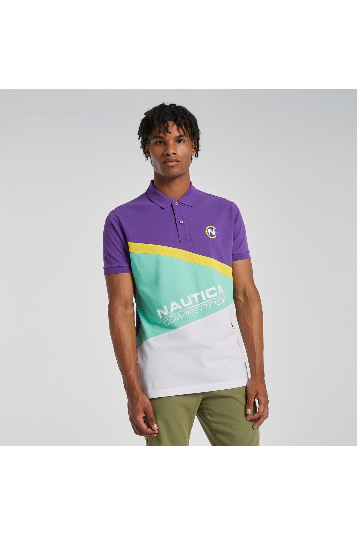 Nautica Men s Purple Classic Fit Short Sleeve Polo Trendyol