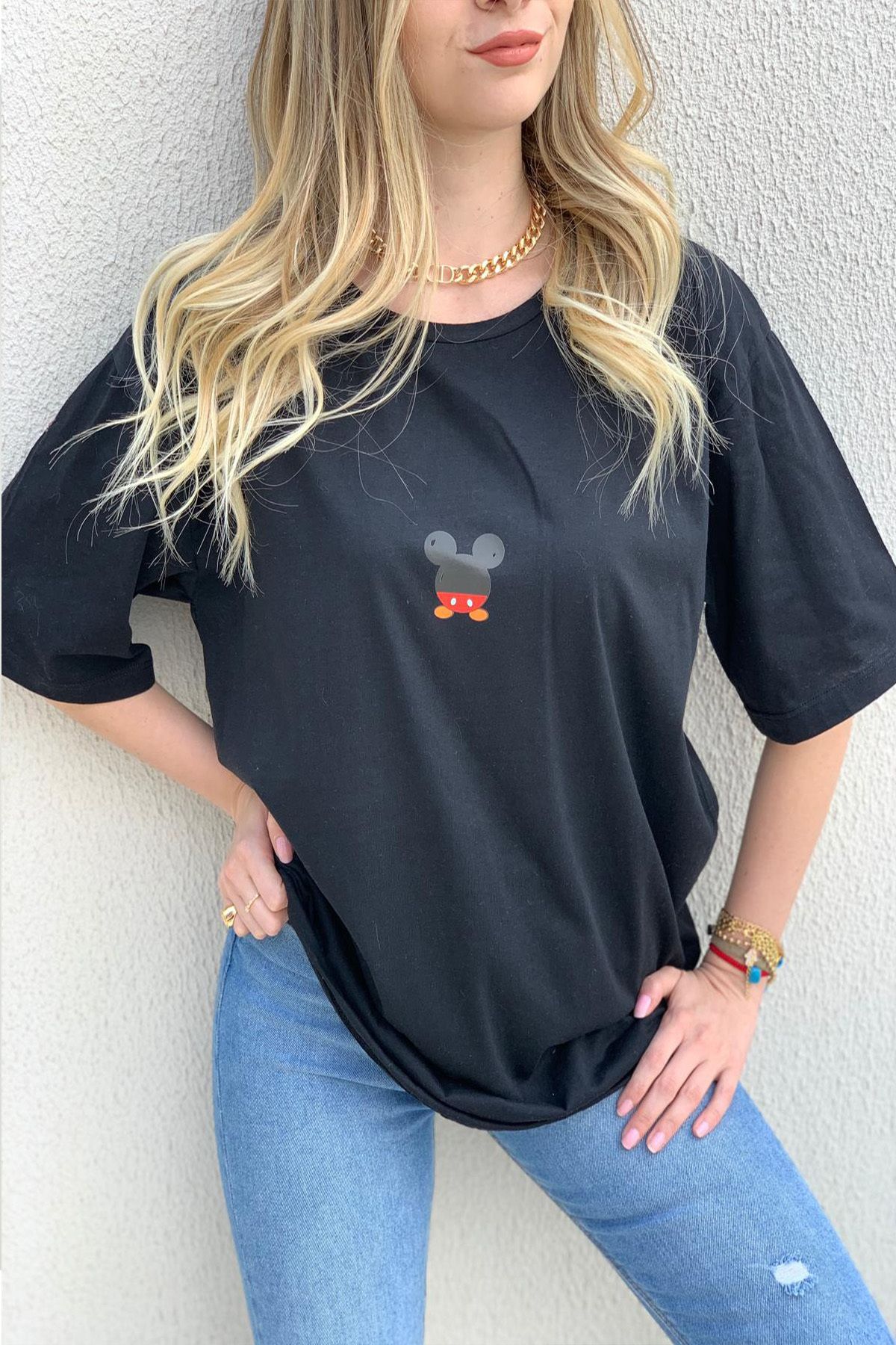 black mickey mouse shirt womens