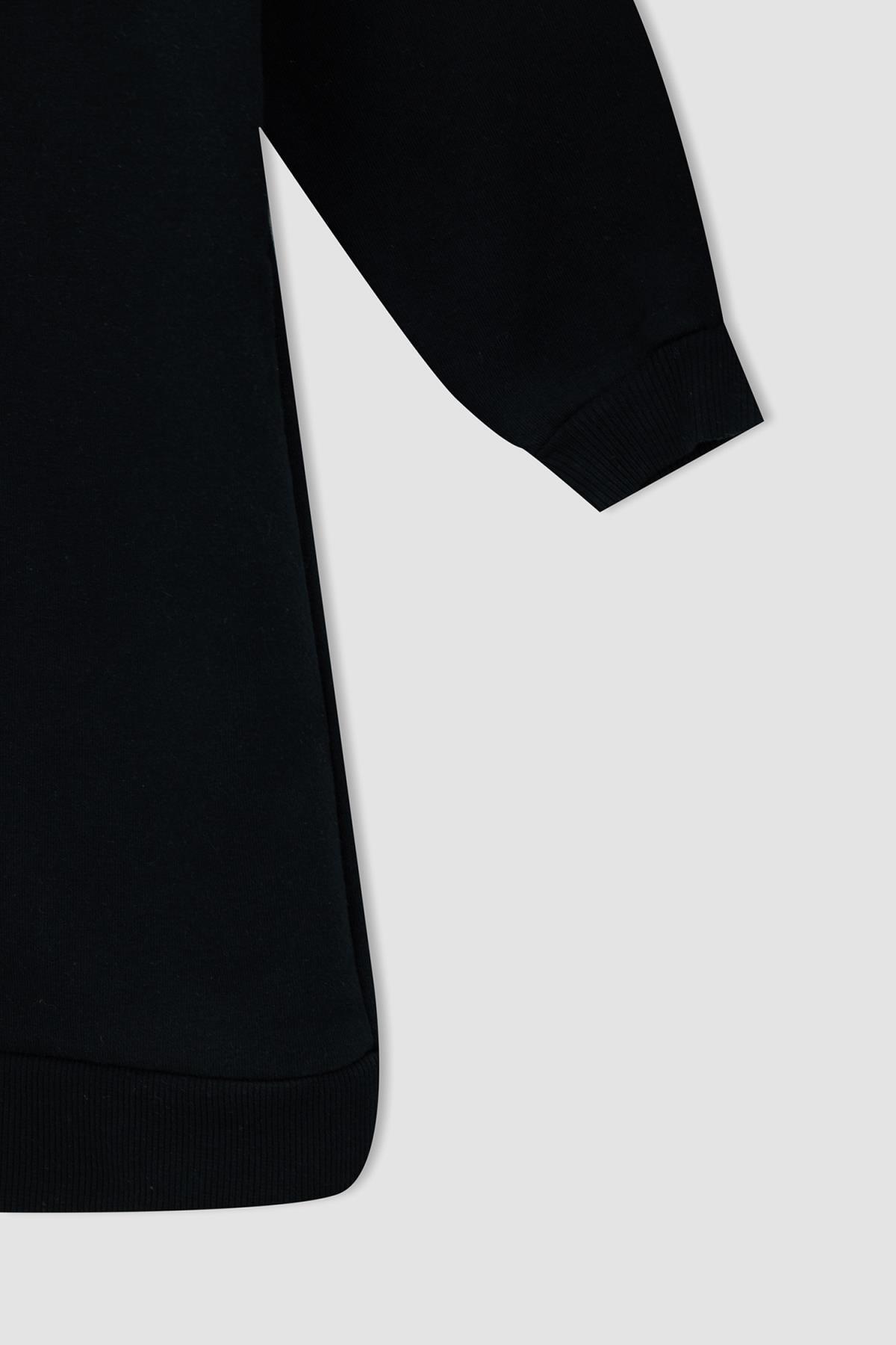 لباس مجلسی دخترانه مشکی دفکتوDefacto | V1204A621AU اورجینال - تصویر 3