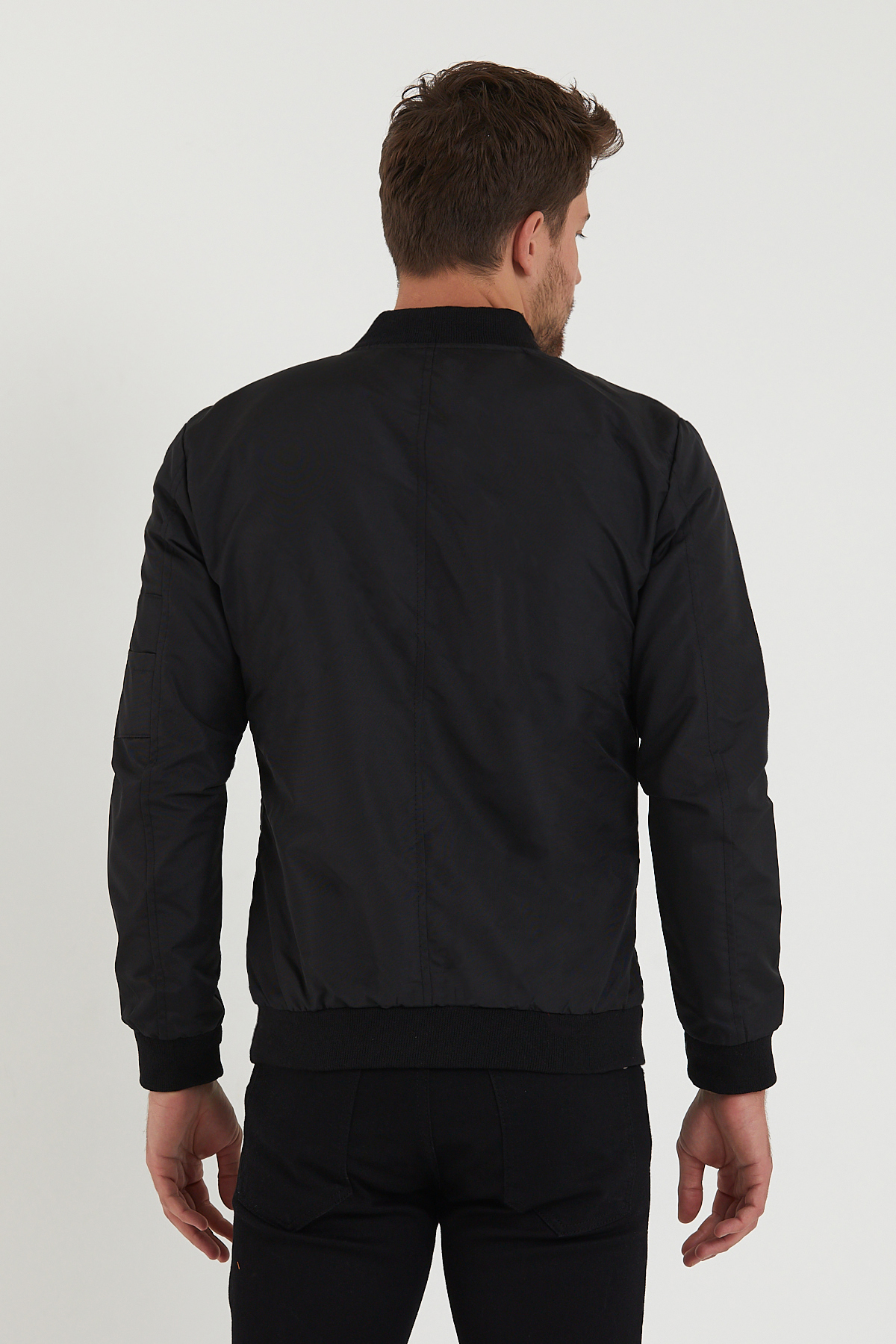Bossago  Erkek Siyah Mevsimlik Ceket - Görsel 4
