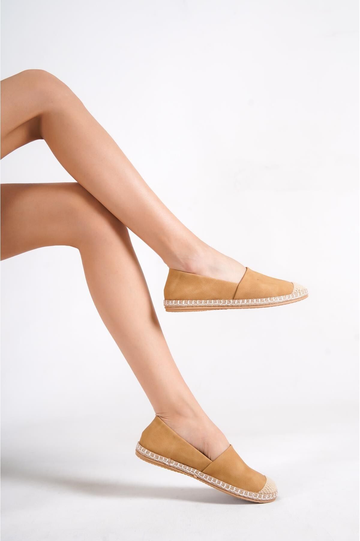 Capone Outfitters-Capone Camel Damen-Espadrille 3