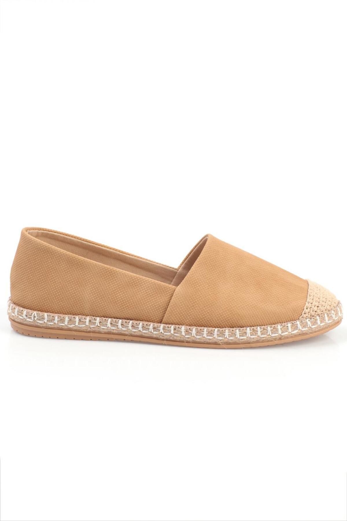 Capone Outfitters-Capone Camel Damen-Espadrille 5