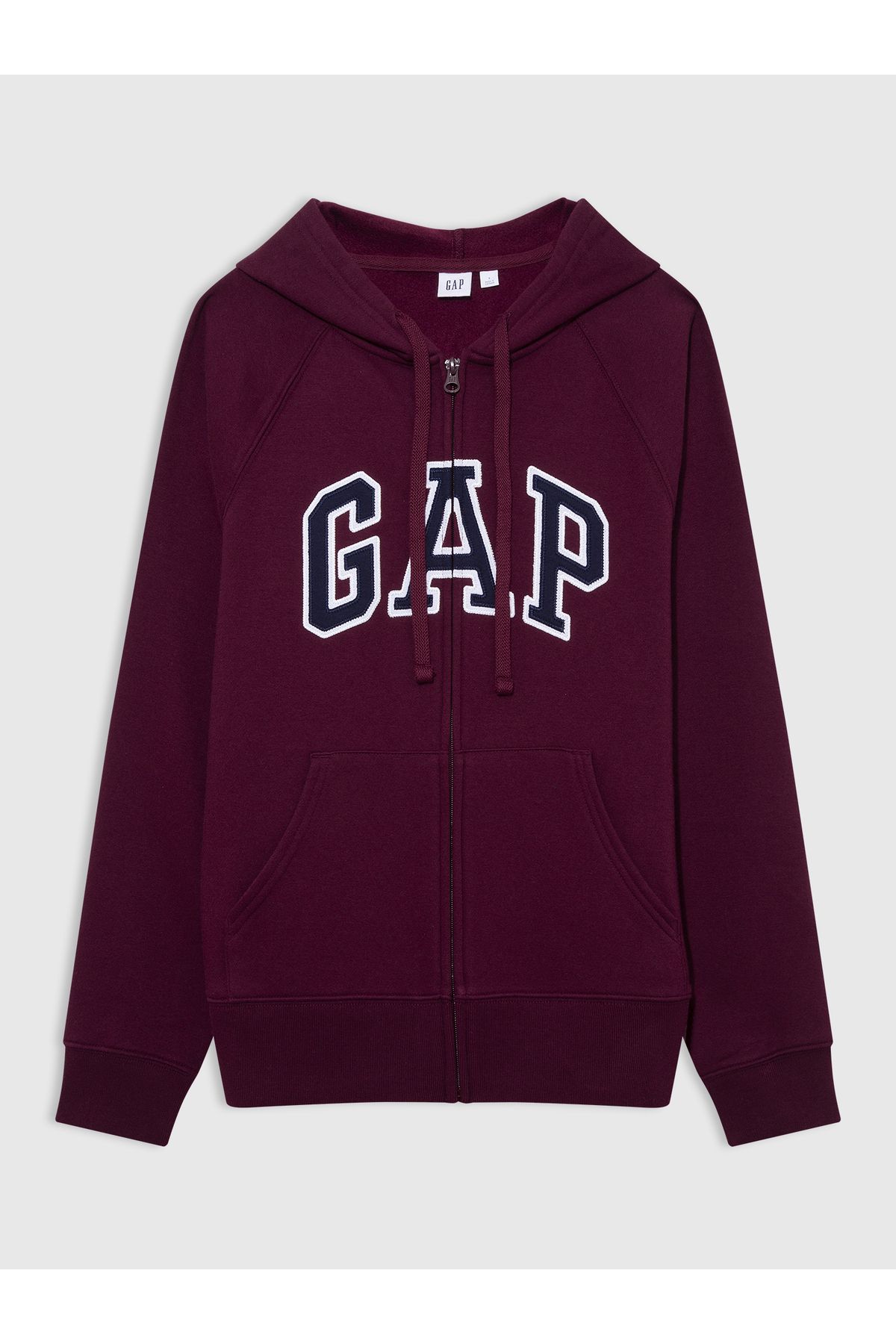 GAP Kad n Bordo Logo Fermuarl Sweatshirt Fiyat Yorumlar Trendyol
