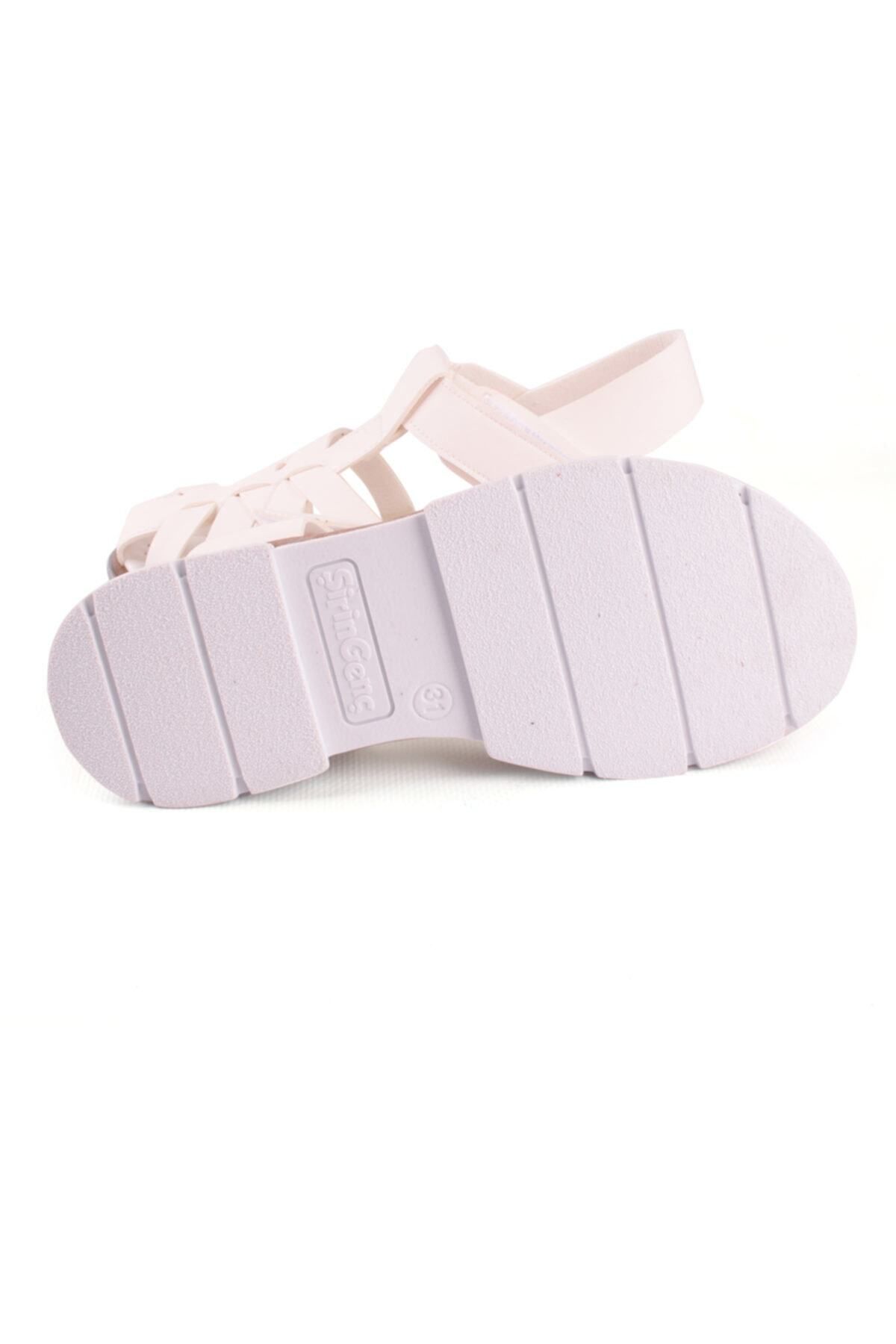 Şirin Bebe-Young Girl Orthopedic Sandals Closed Toe Braided 2