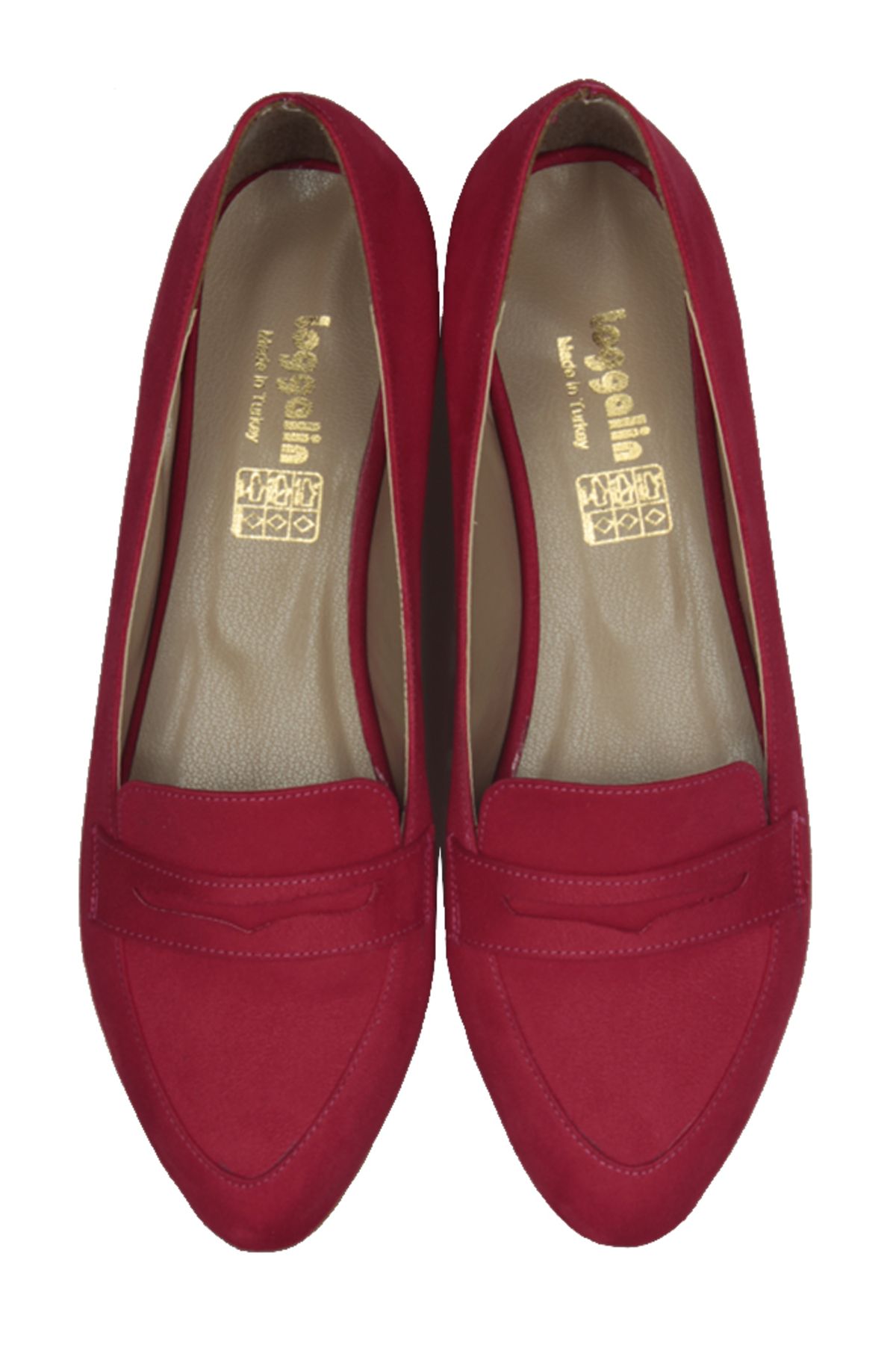 Fitbas-785307 527 Women's Red Big & Small Size Ballerinas 2