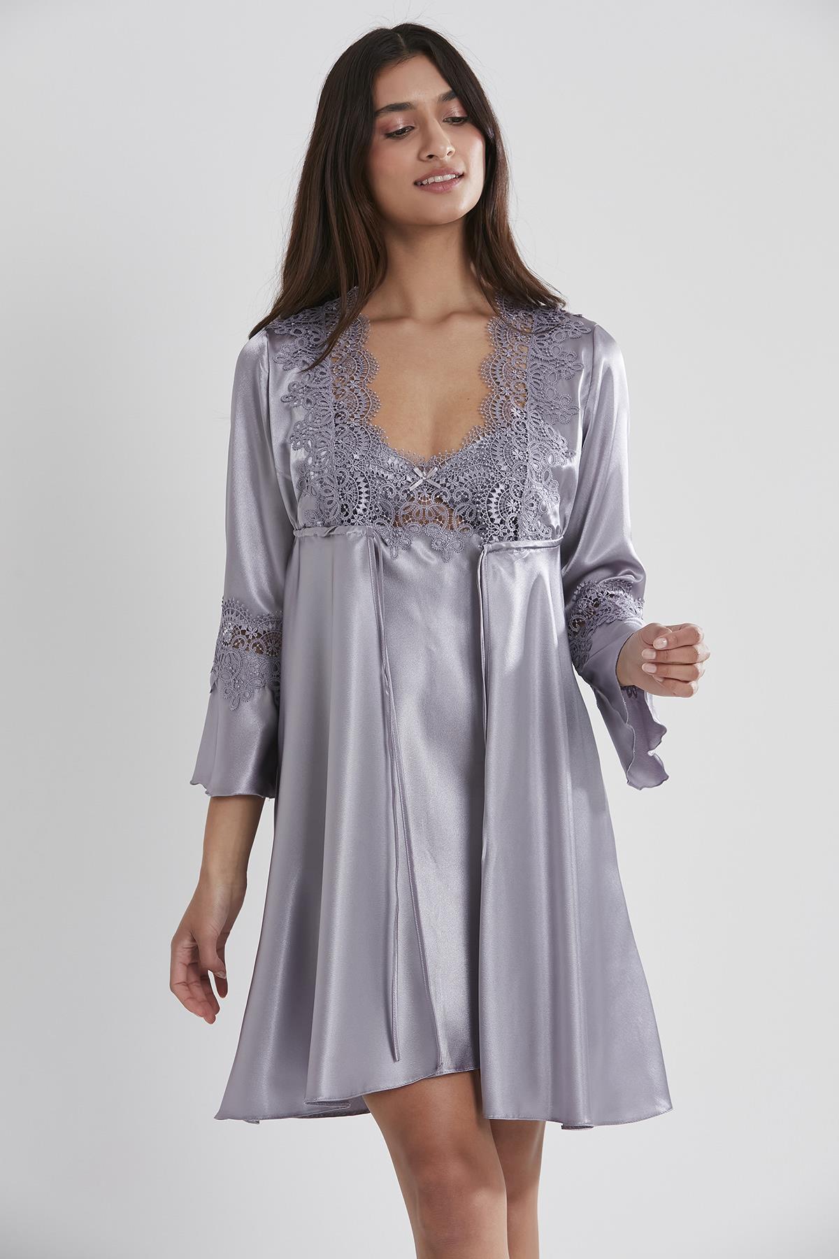 Pierre Cardin Saten Altılı Gelin Çeyiz Seti - 6325 Royal