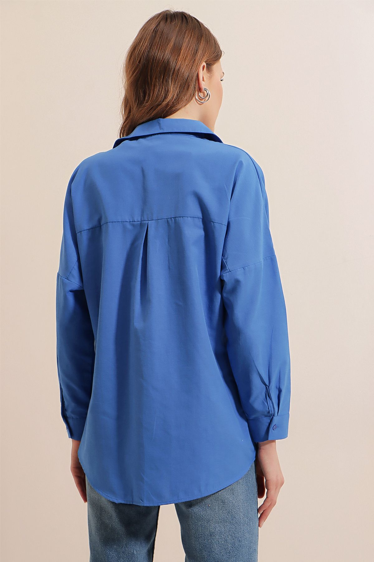 Bigdart پیراهن پایه بلند سایز 3900 - B.blue
