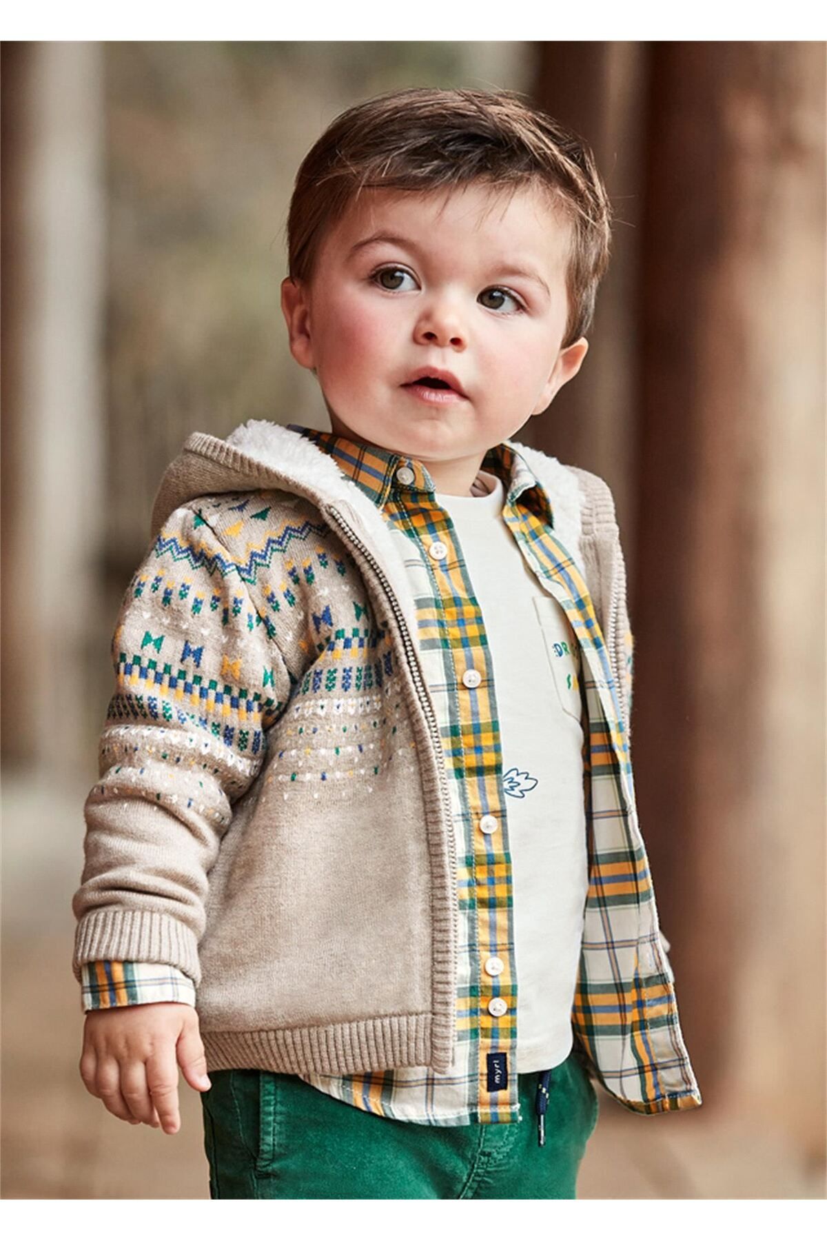 Boys knitted new arrivals cardigan