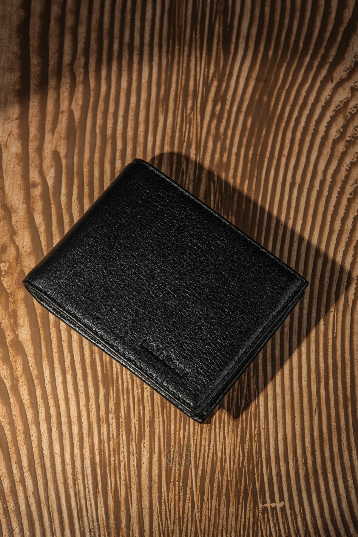 کیف پول مردانه مشکی MKM MAN | Tosia اورجینال - تصویر 2