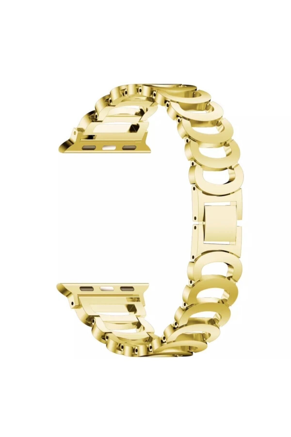Sweet Loop Şeffaf Kordon Gold-38/40/41mm