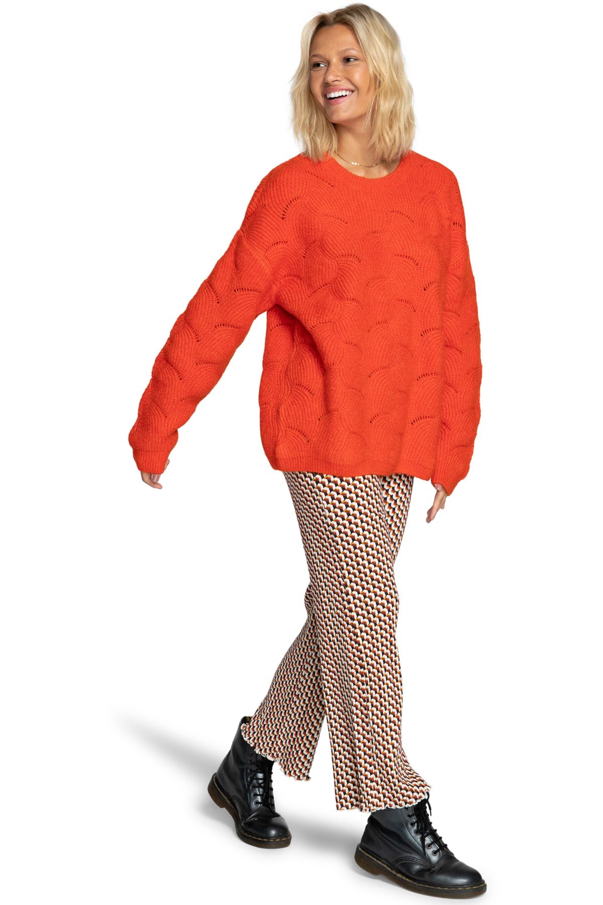 Billabong orange sweater hot sale