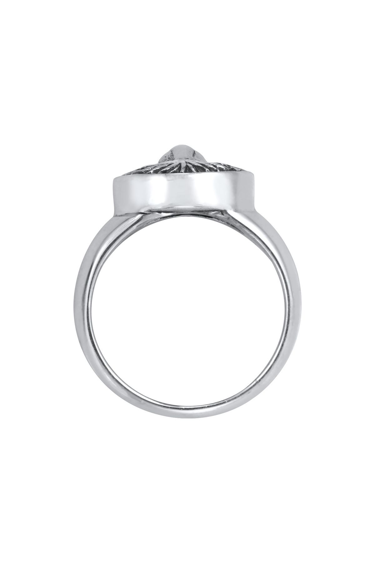 KUZZOI-Ring Herren Siegelring Löwe Massiv 925 Silber 3