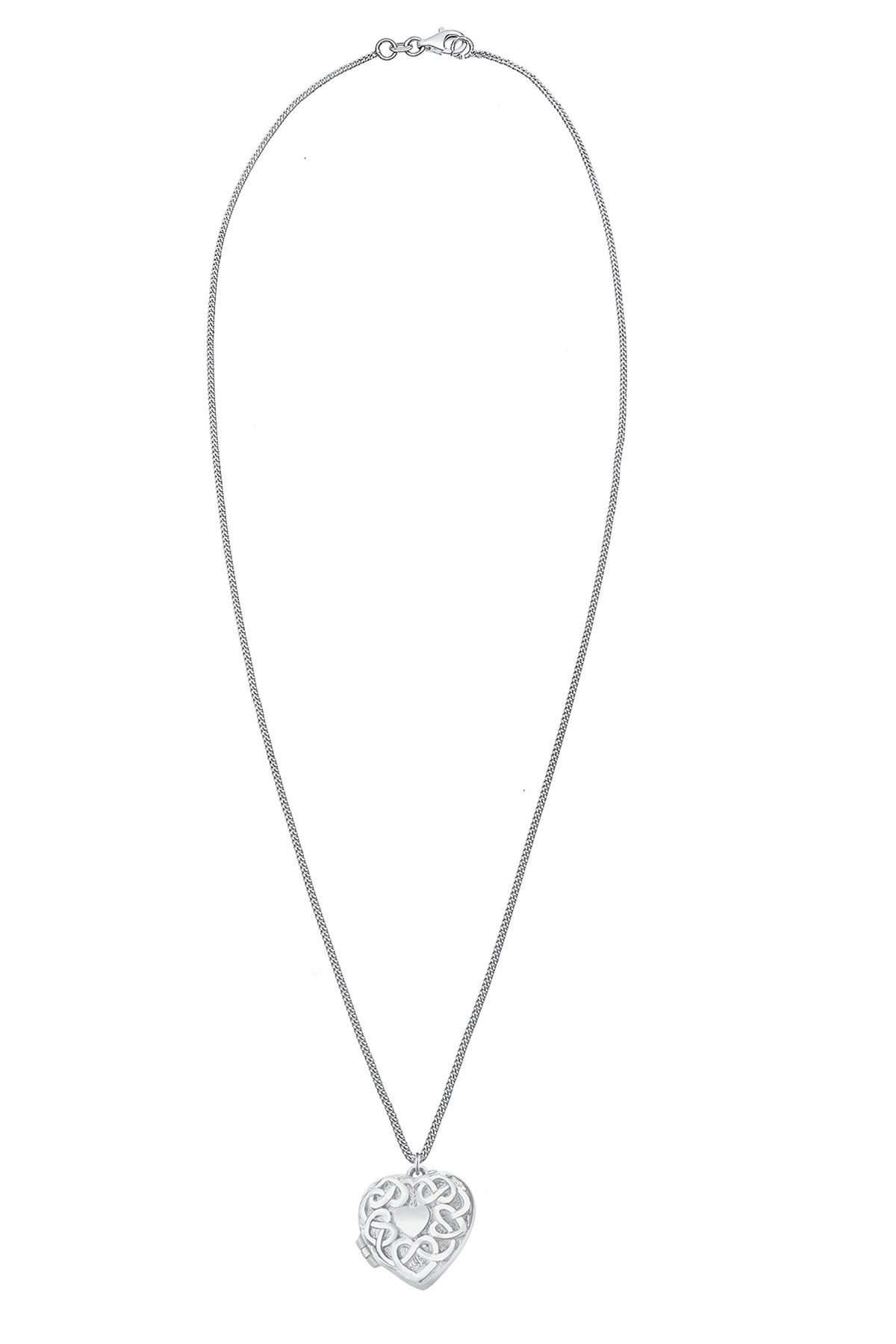 ELLI-Halskette Herz Medaillon Ornament 925 Sterling Silber 3